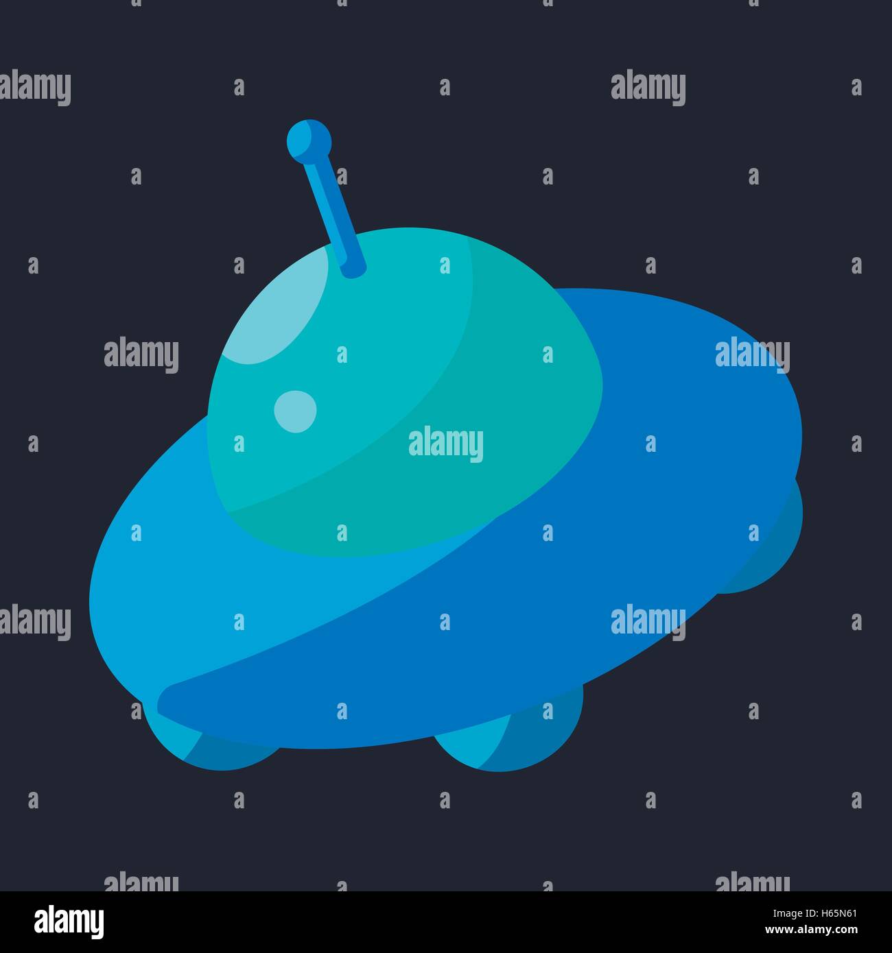 Flying Saucer icon, cartoon style Stock Vector Image & Art Alamy