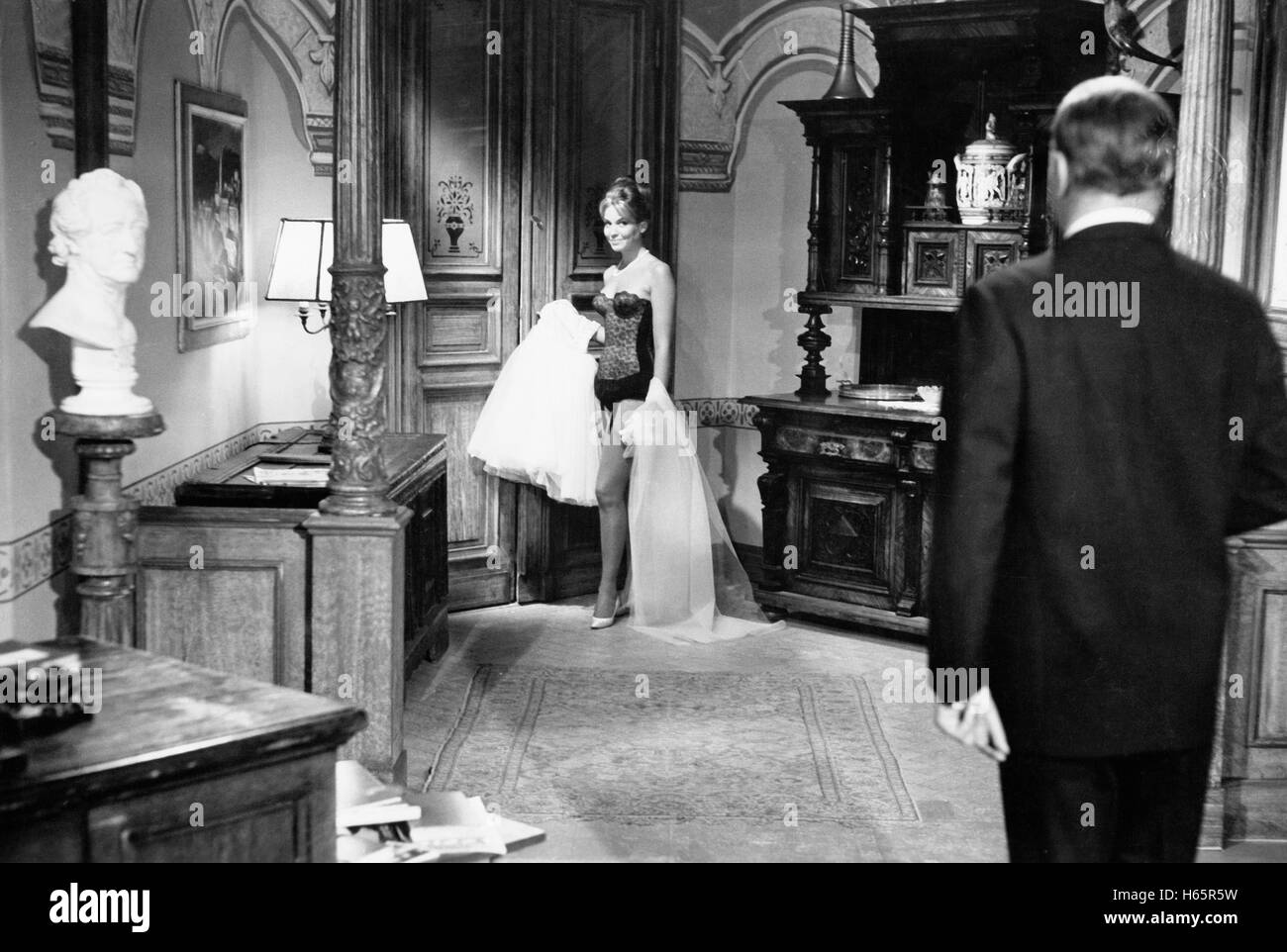 Das grosse Liebesspiel, Deutschland 1963, Regie: Alfred Weidenmann, Darsteller: Alexandra Stewart Stock Photo