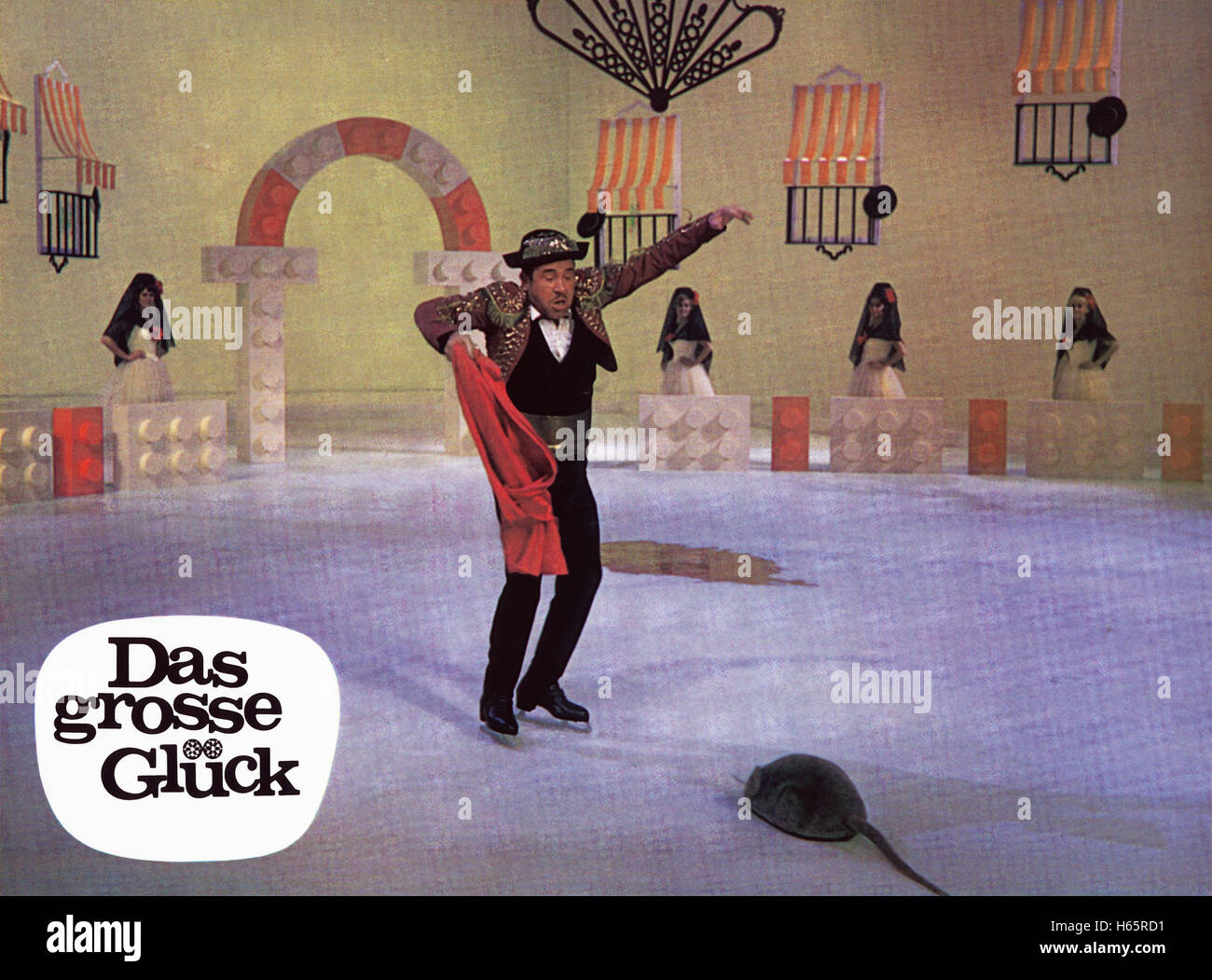 Das grosse Glück, Österreich 1967, Regie: Franz Antel, Darsteller: Franz Muxeneder Stock Photo