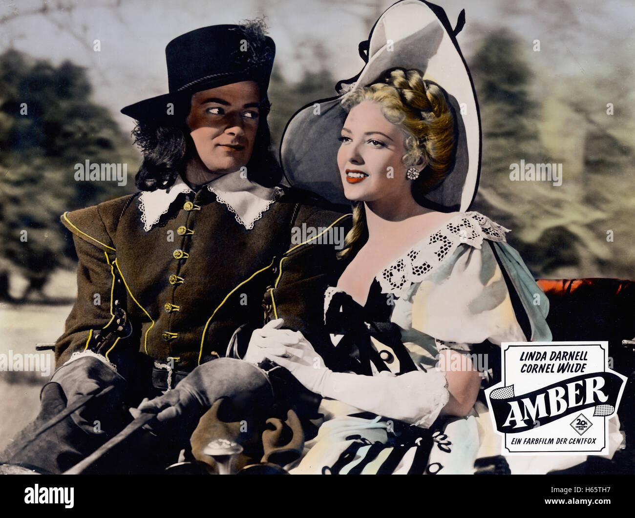 Forever Amber, aka: Amber die große Kurtisane, USA 1947, Regie: Otto Preminger, John M. Stahl, Darsteller: Cornel Wilde, Linda Darnell Stock Photo