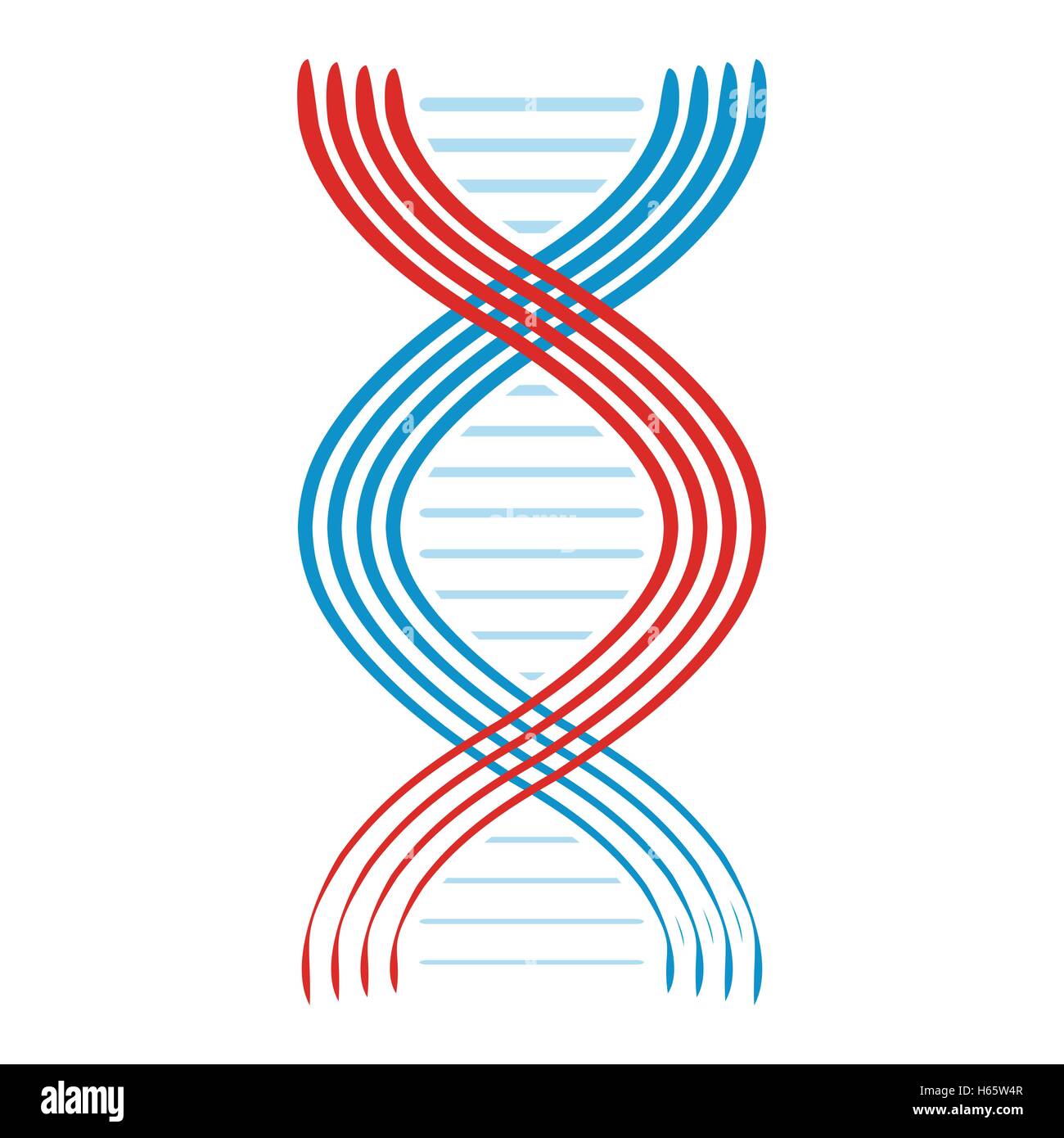 Flat DNA and molecule icon Stock Vector Image & Art - Alamy