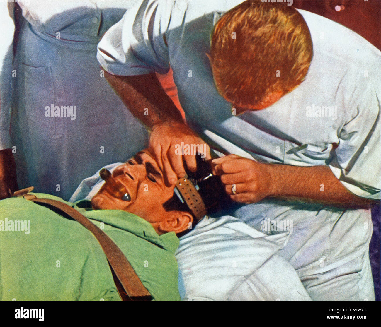 Shock Treatment, aka: Der Mörder mit der Gartenschere, USA 1964, Regie: Denis Sanders, Darsteller: Stuart Whitman Stock Photo