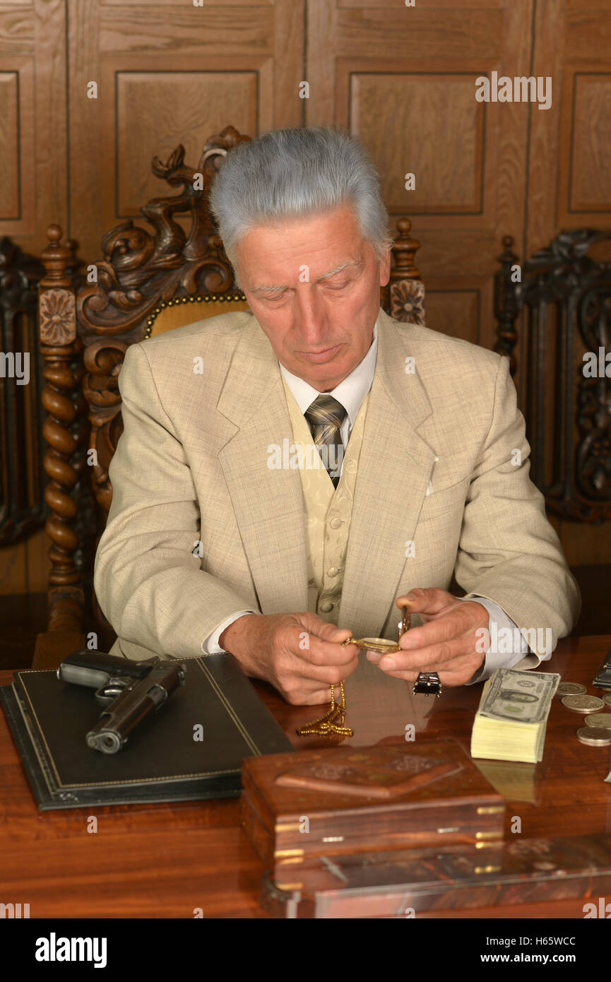 Mafia boss hi-res stock photography and images - Alamy