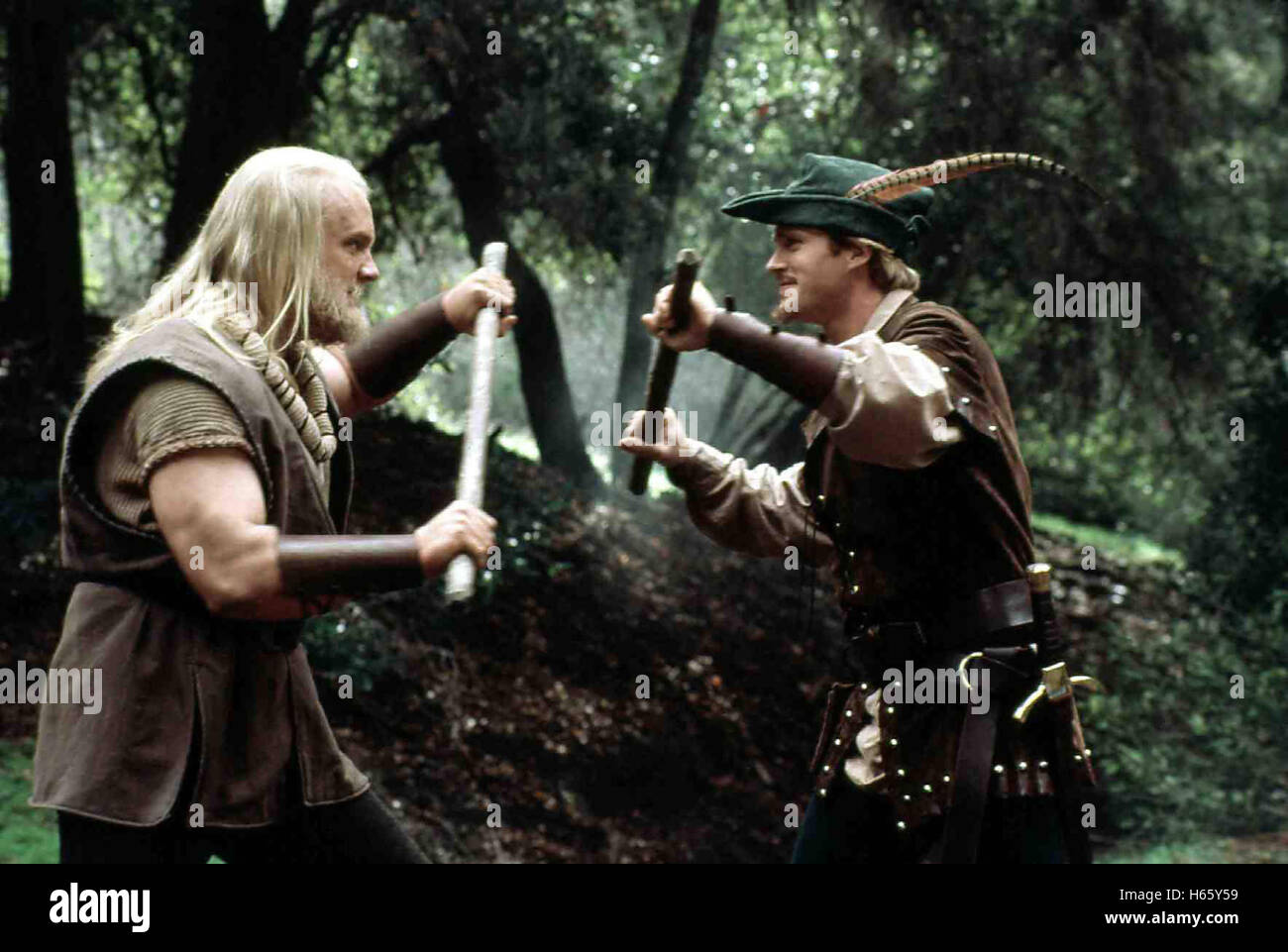 Robin Hood - Helden in Strumpfhosen, USA 1993 aka. Robin Hood: Men in Tights, Director: Mel Brooks, Actors/Stars: Cary Elwes, Richard Lewis, Roger Rees Stock Photo