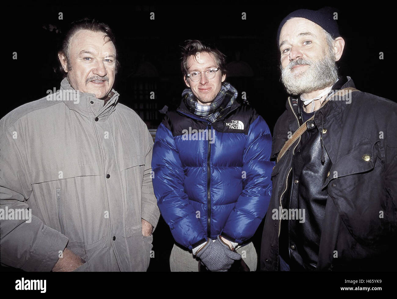 The Royal Tenenbaums, aka: Die Royal Tenenbaums, USA 2001, with the Director Wes Andersonn Bill Murray and Gene Hackman Stock Photo