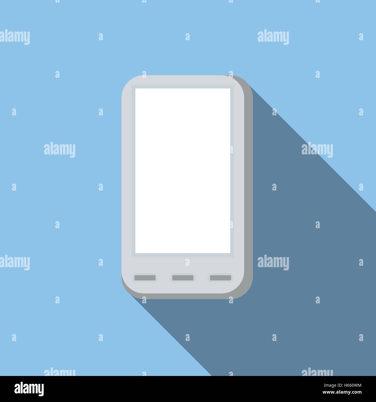 Smartphone flat icon Stock Vector Image & Art - Alamy