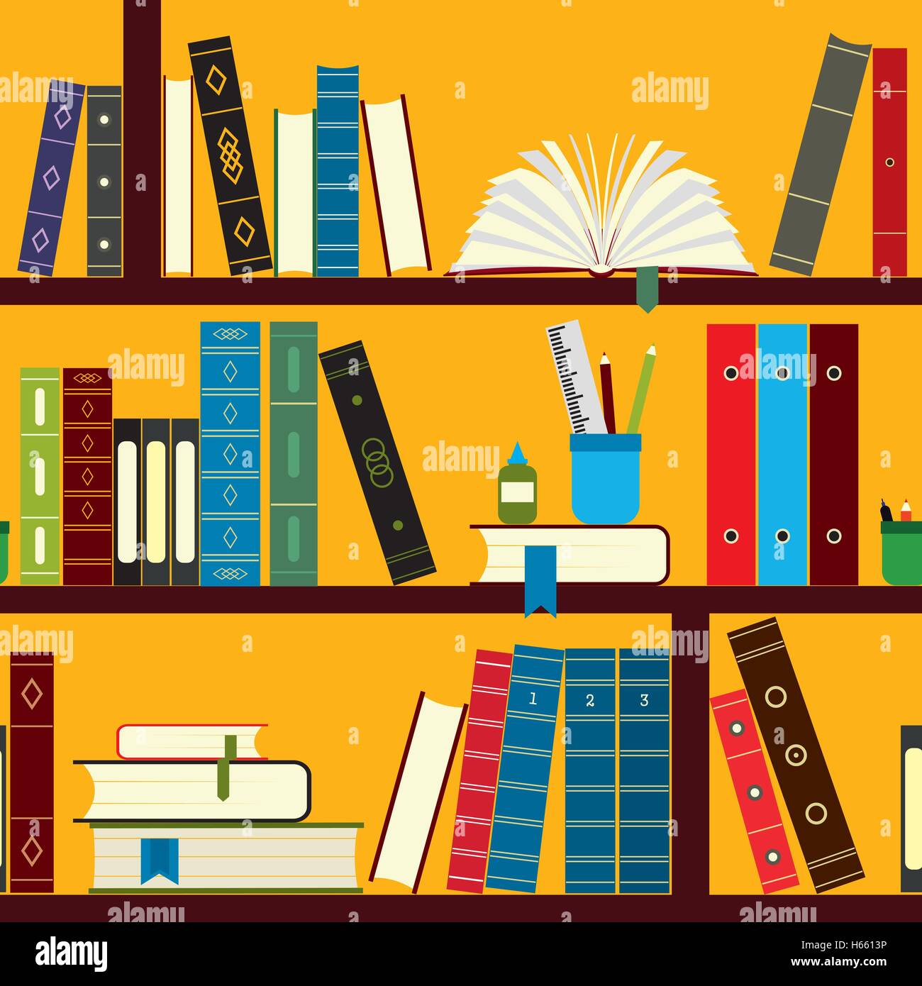 Book stand pattern Stock Vector Image & Art Alamy