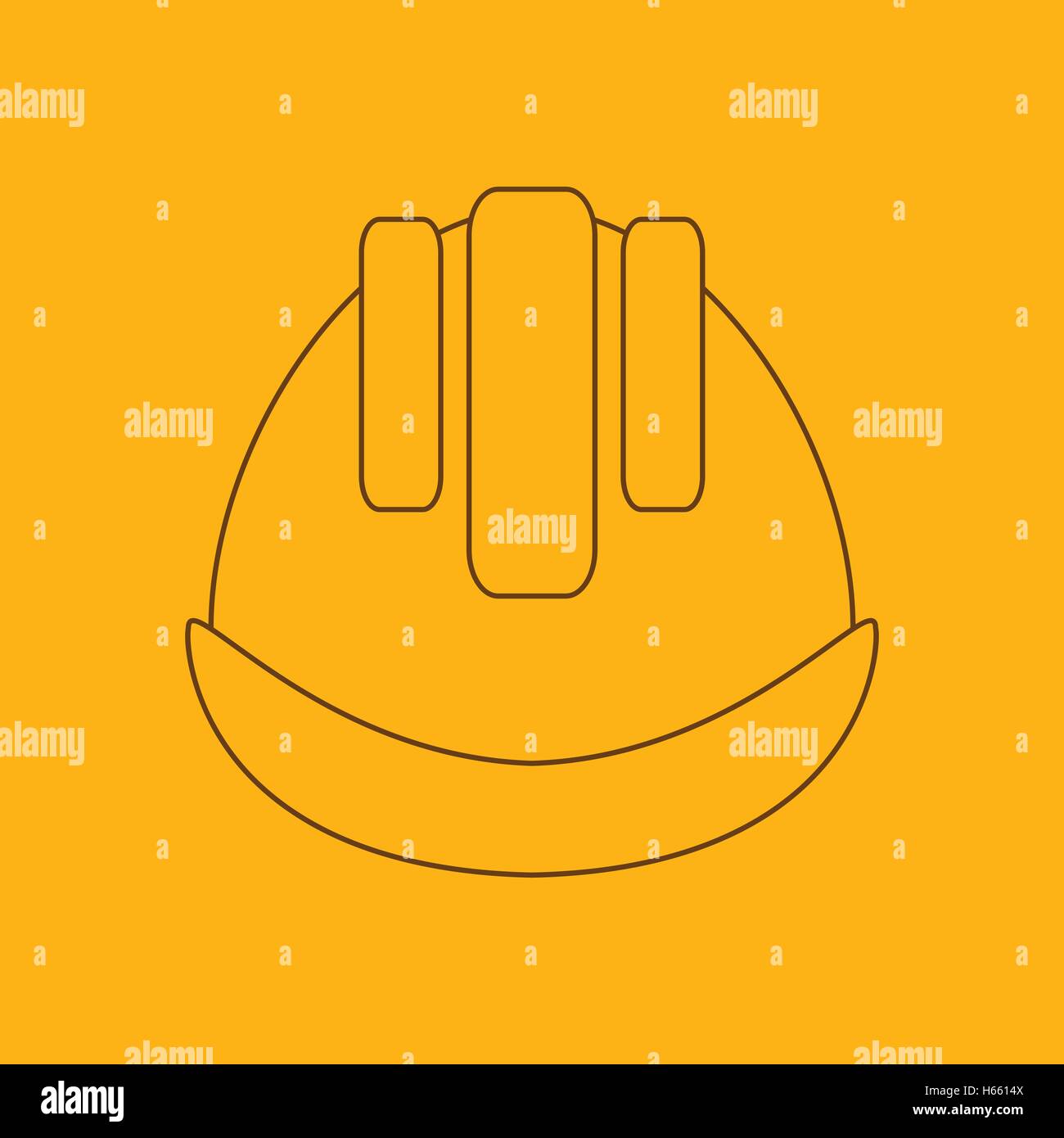 Building helmet line icon Stock Vector Image & Art - Alamy