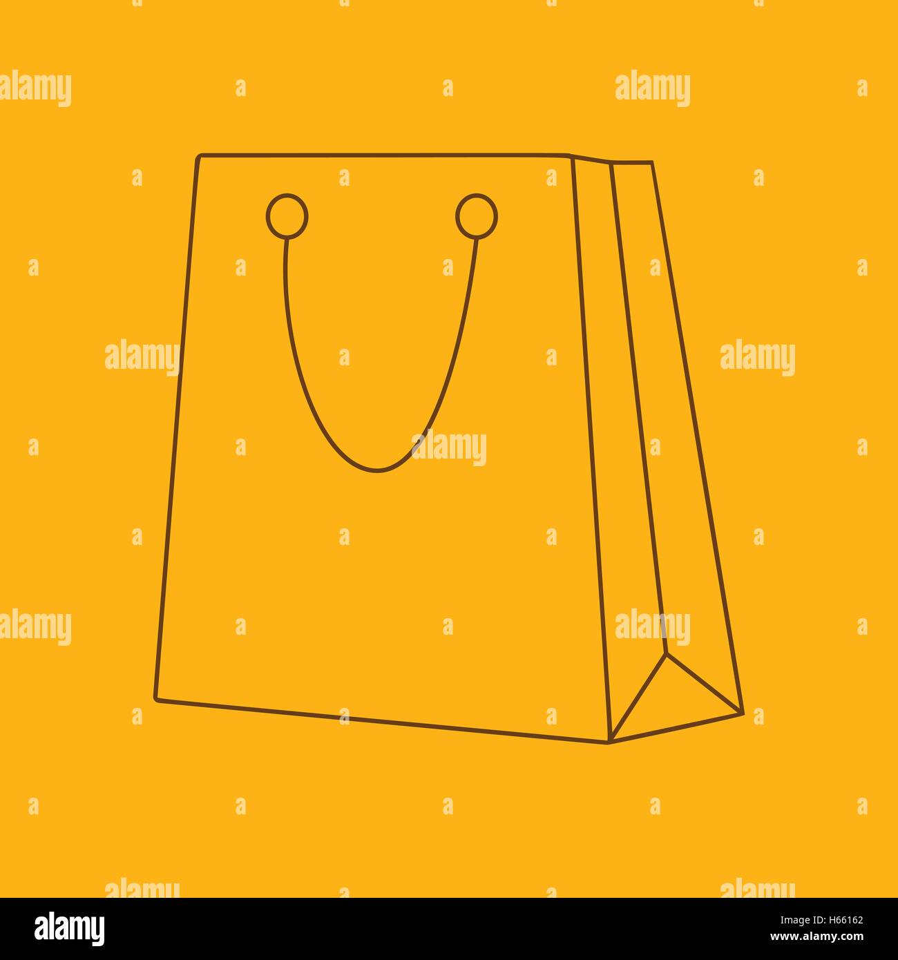 Shopping bag line icon Stock Vector Image & Art - Alamy
