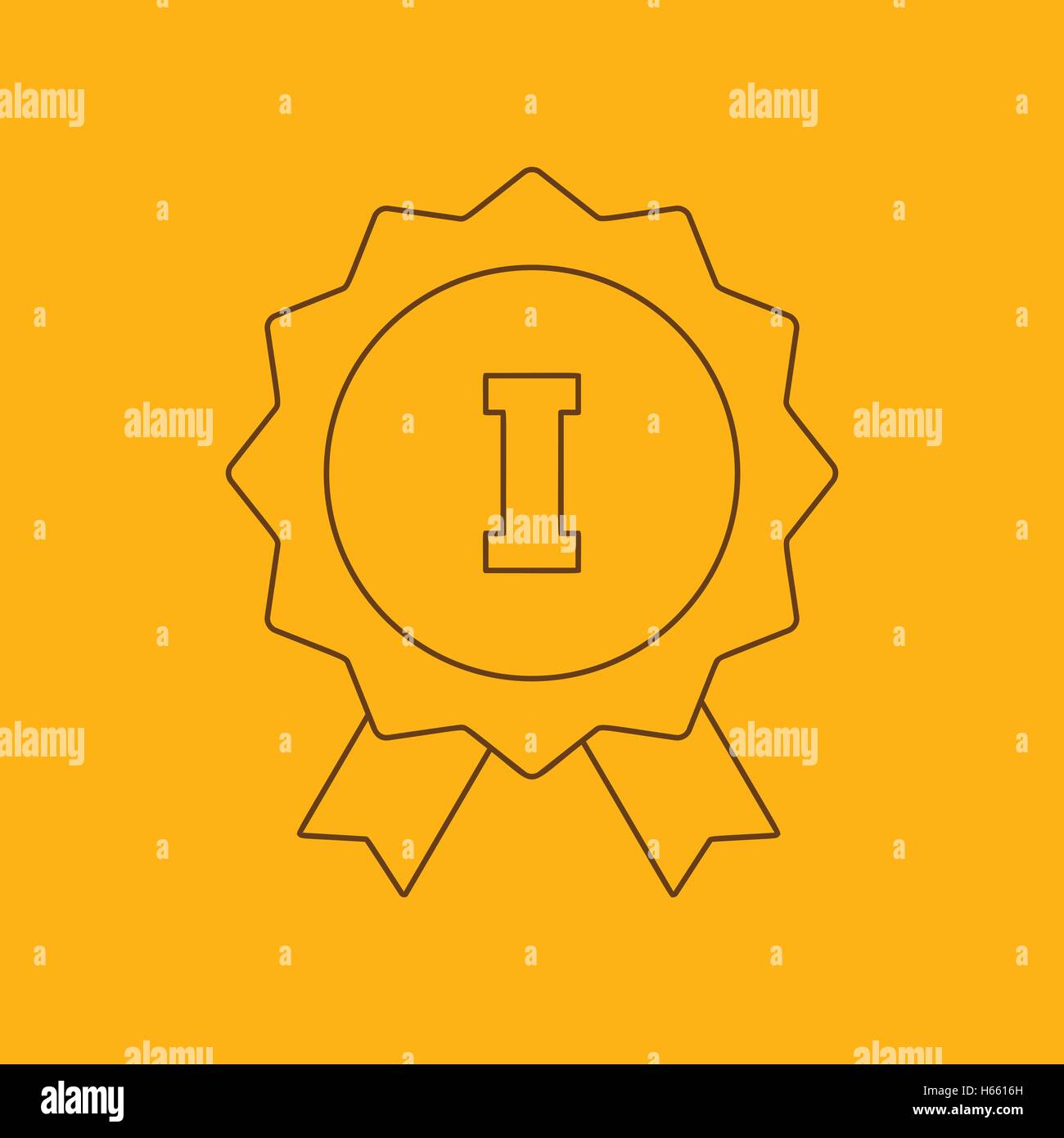 1st place ribbon line icon Stock Vector Image & Art - Alamy
