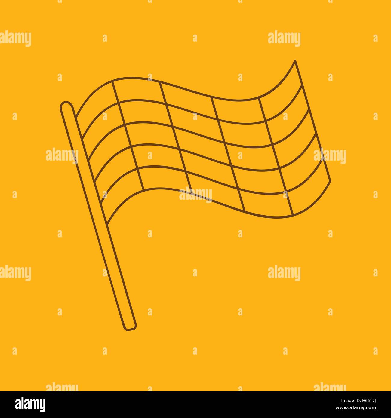 Flag line icon Stock Vector Image & Art Alamy