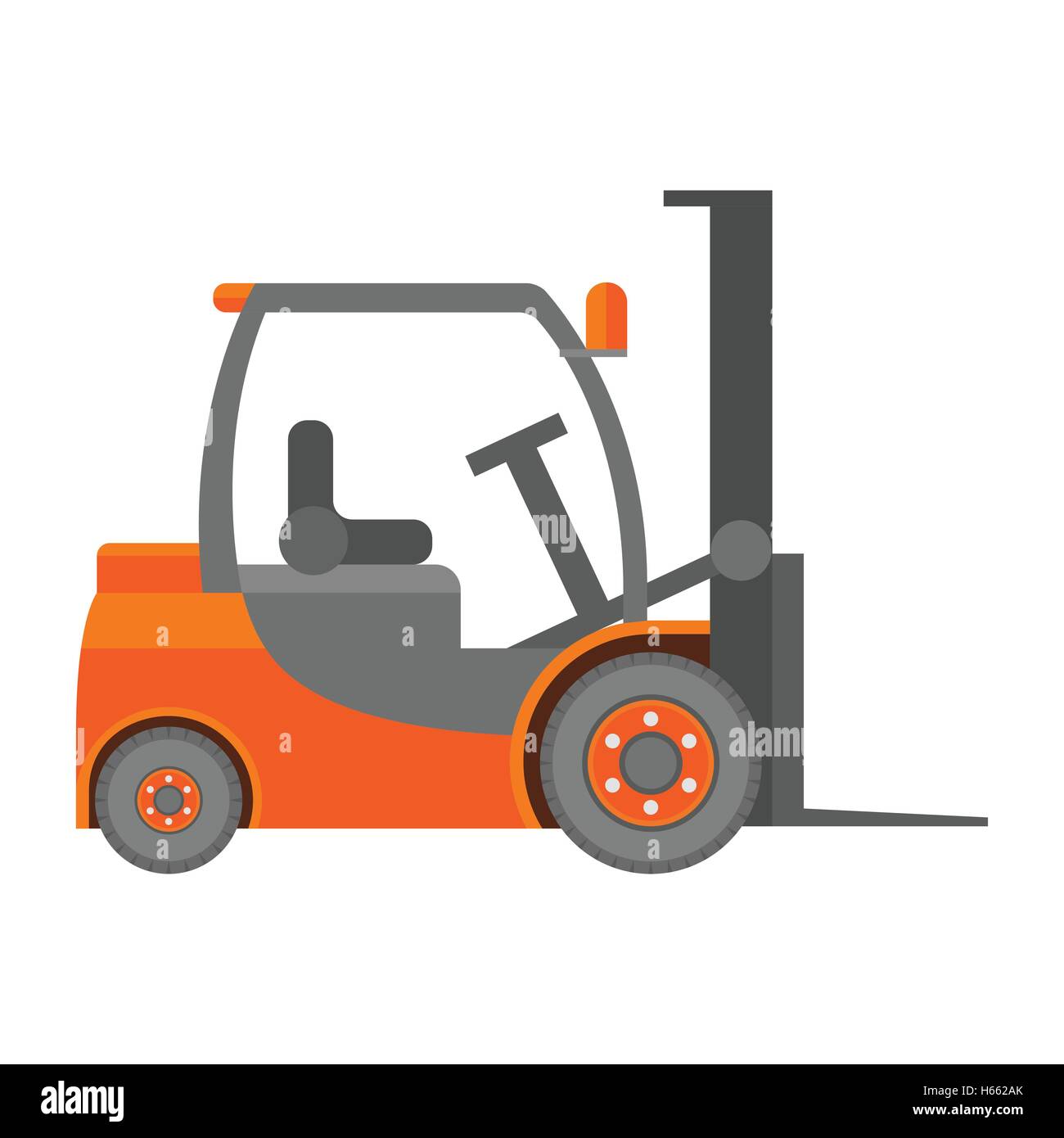Forklift truck icon Stock Vector
