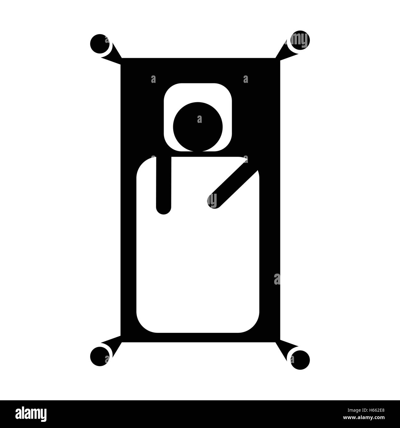 Bed stick figure hi-res stock photography and images - Alamy