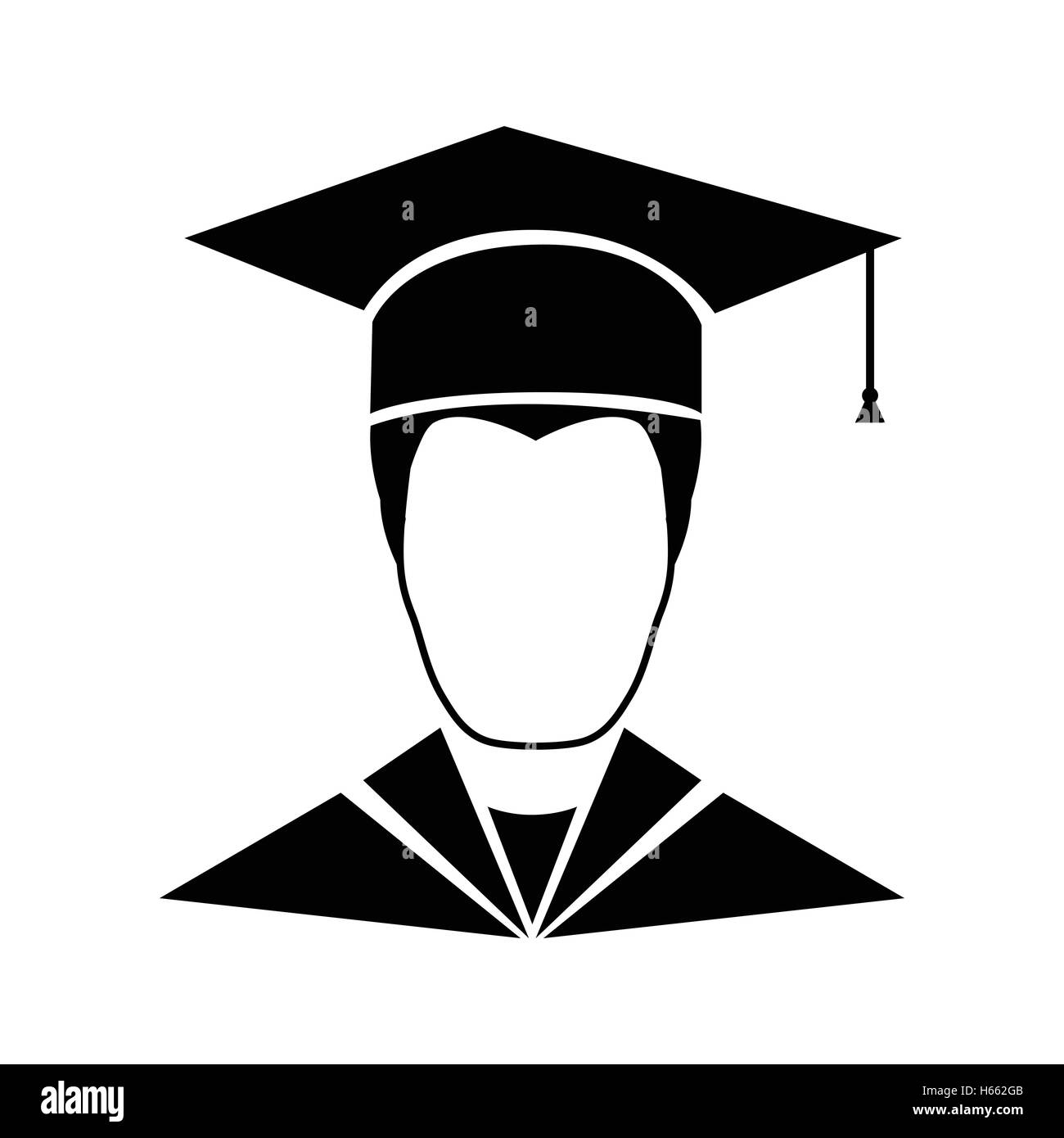 Graduate Student Icon Stock Vector Image And Art Alamy