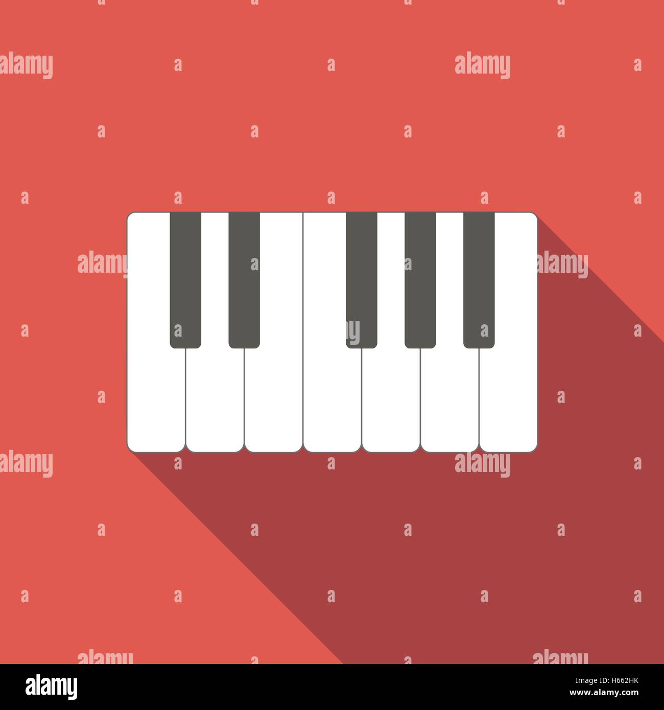 Piano keys icon Stock Vector Image & Art - Alamy