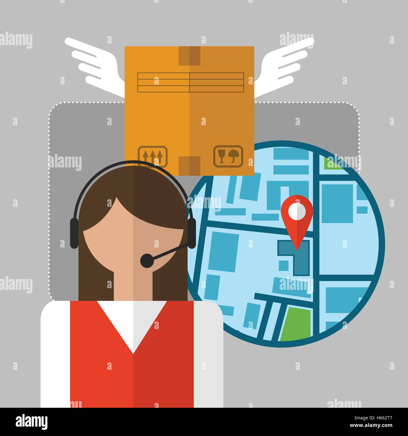 Express delivery concept Stock Vector Image & Art - Alamy
