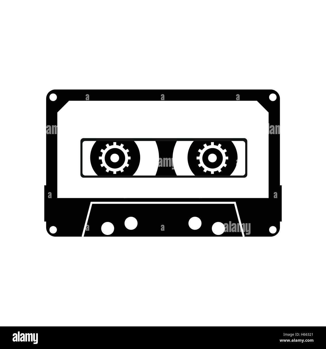 Mix tape retro cassette Black and White Stock Photos & Images - Alamy
