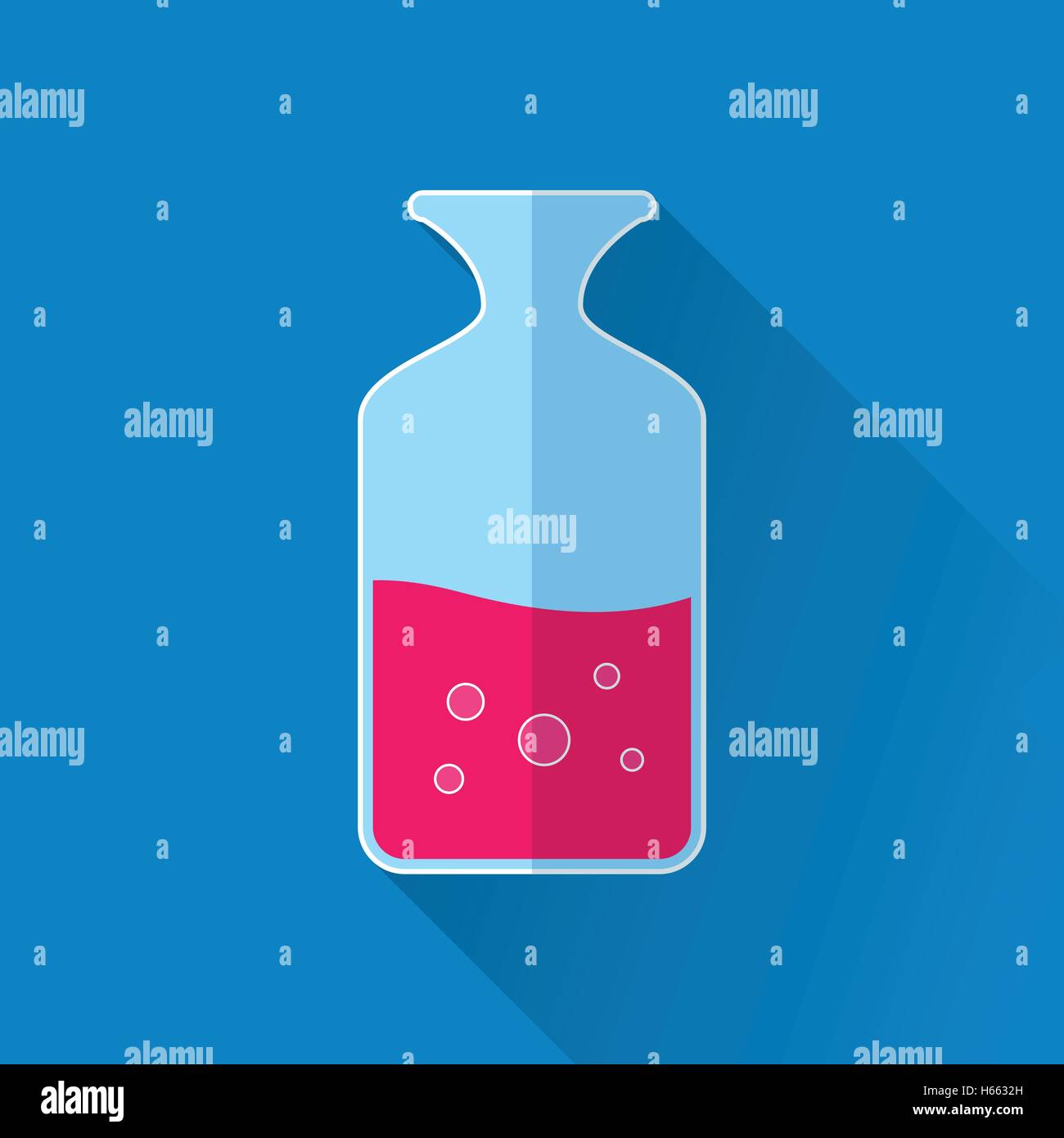Chemical test tube colored icon Stock Vector Image & Art - Alamy