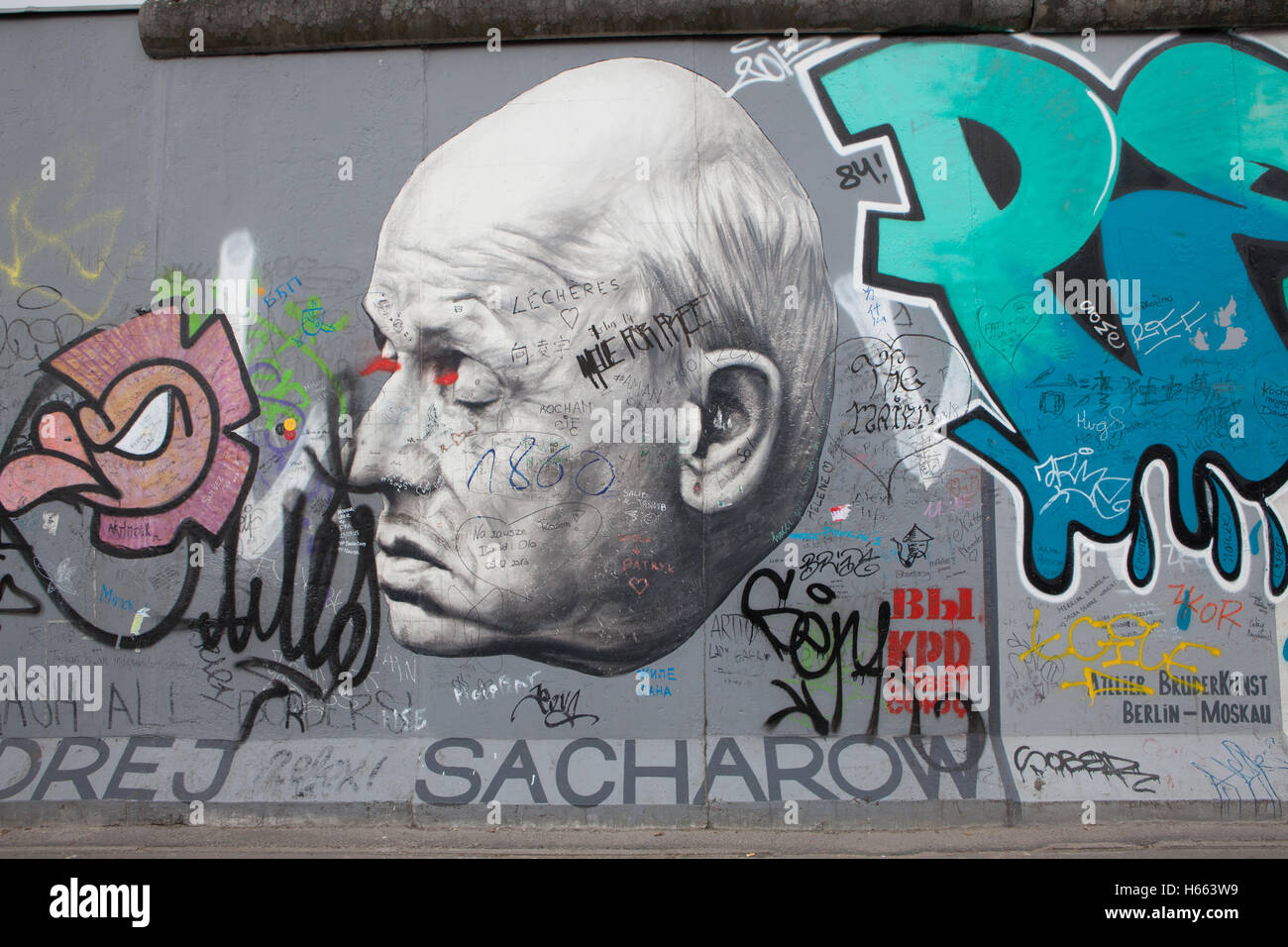 Berlin Wall Stock Photo