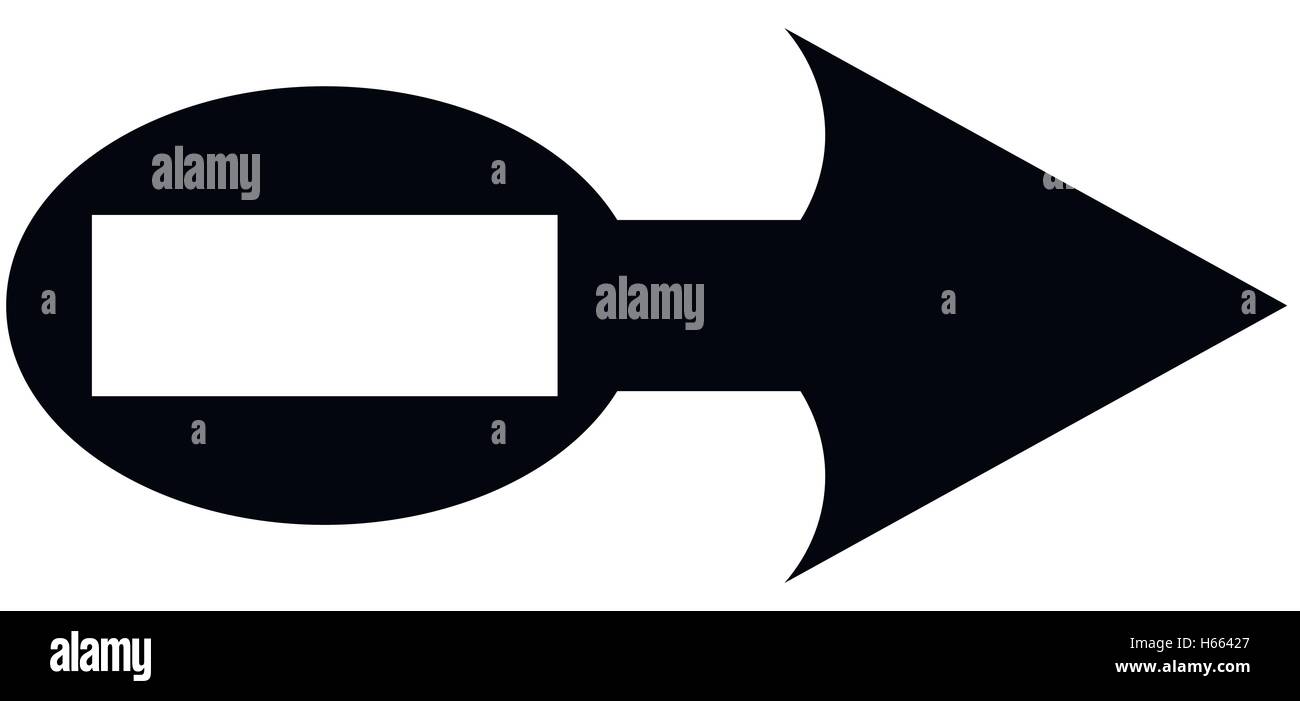 Arrow icon, simple style Stock Vector Image & Art - Alamy