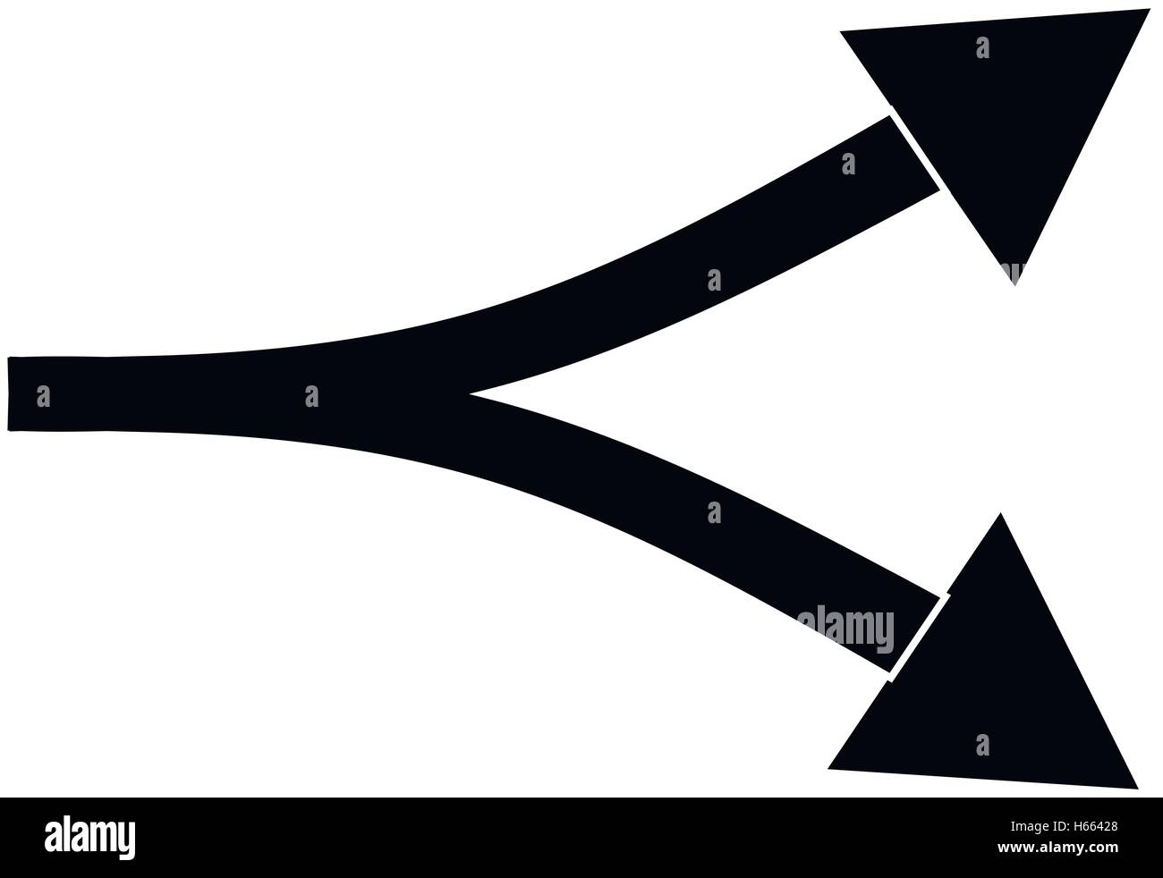 Arrow icon, simple style Stock Vector Image & Art - Alamy