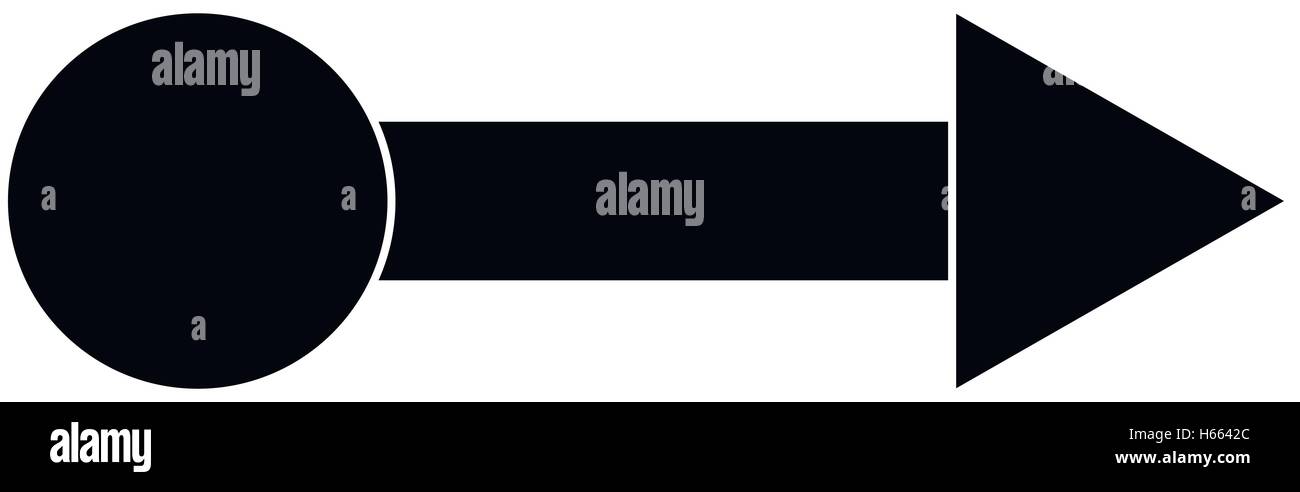 Arrow icon, simple style Stock Vector Image & Art - Alamy
