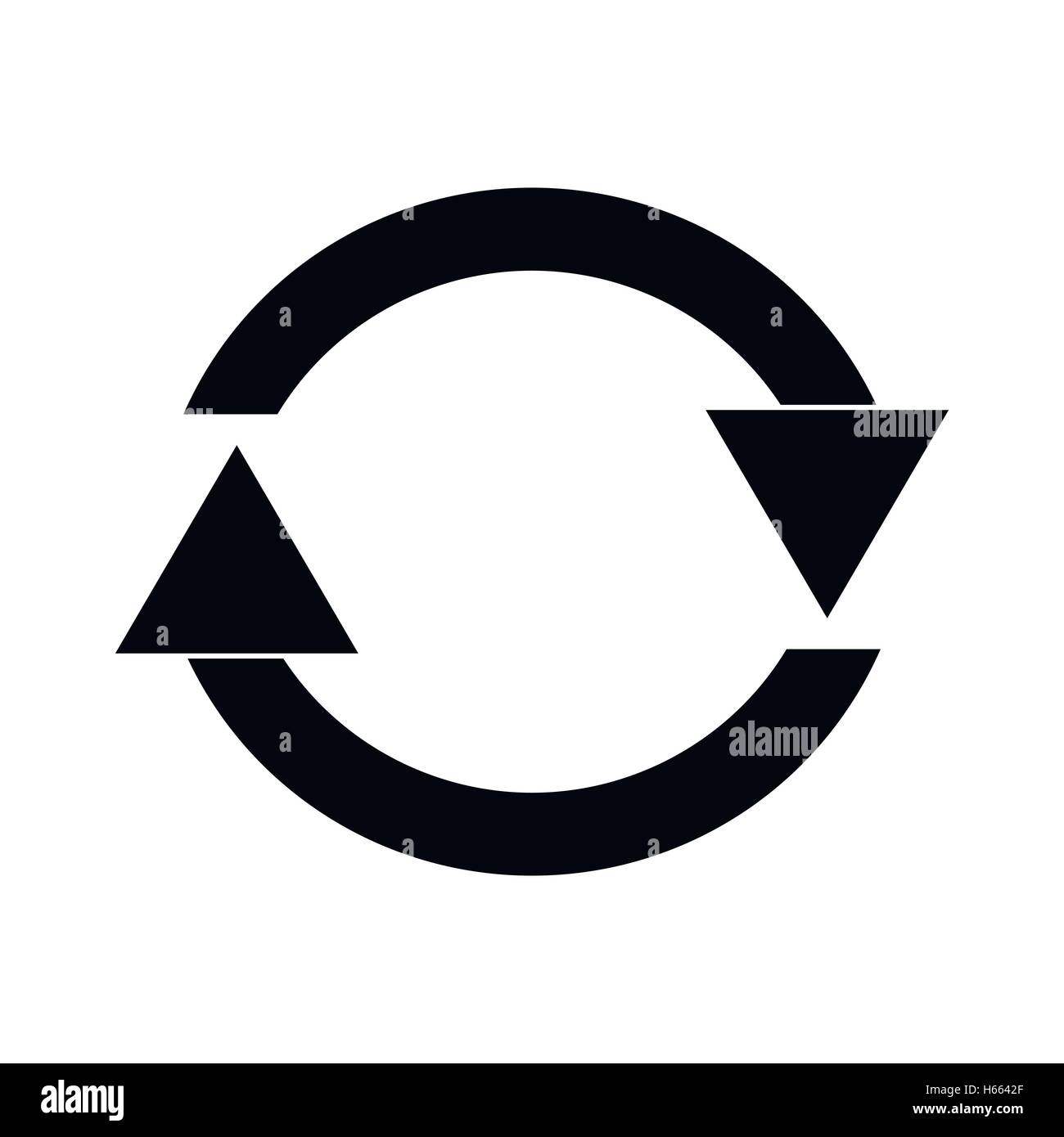 Arrow icon, simple style Stock Vector Image & Art - Alamy