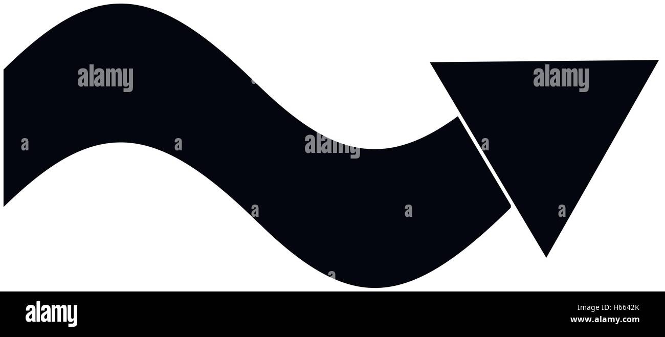 Arrow icon, simple style Stock Vector Image & Art - Alamy
