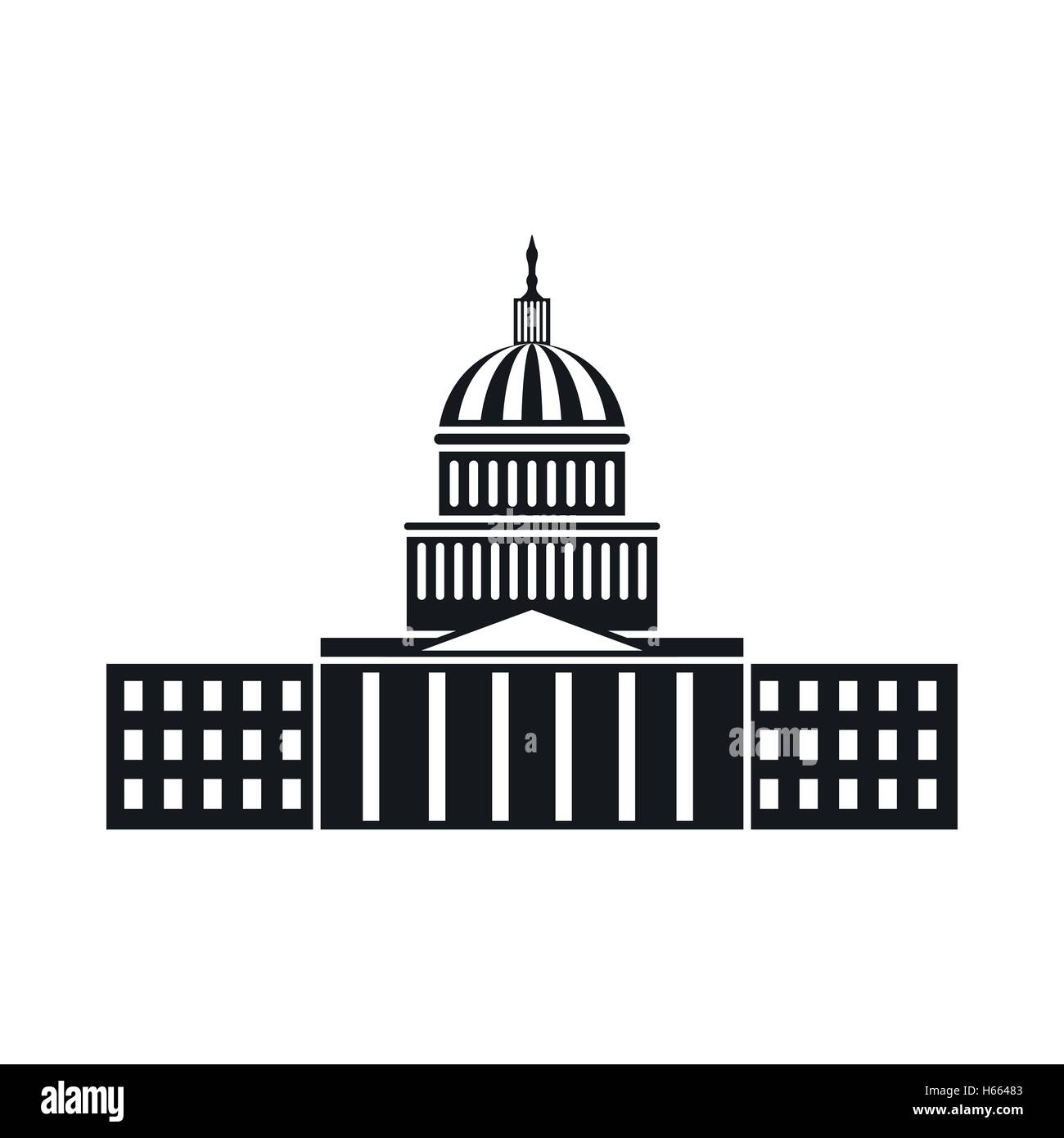 Capitol icon, simple style Stock Vector Image & Art - Alamy
