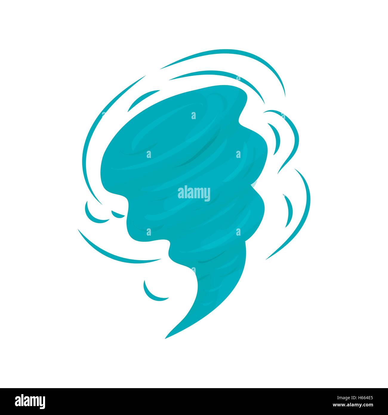 Tornado icon in cartoon style Stock Vector Image & Art - Alamy