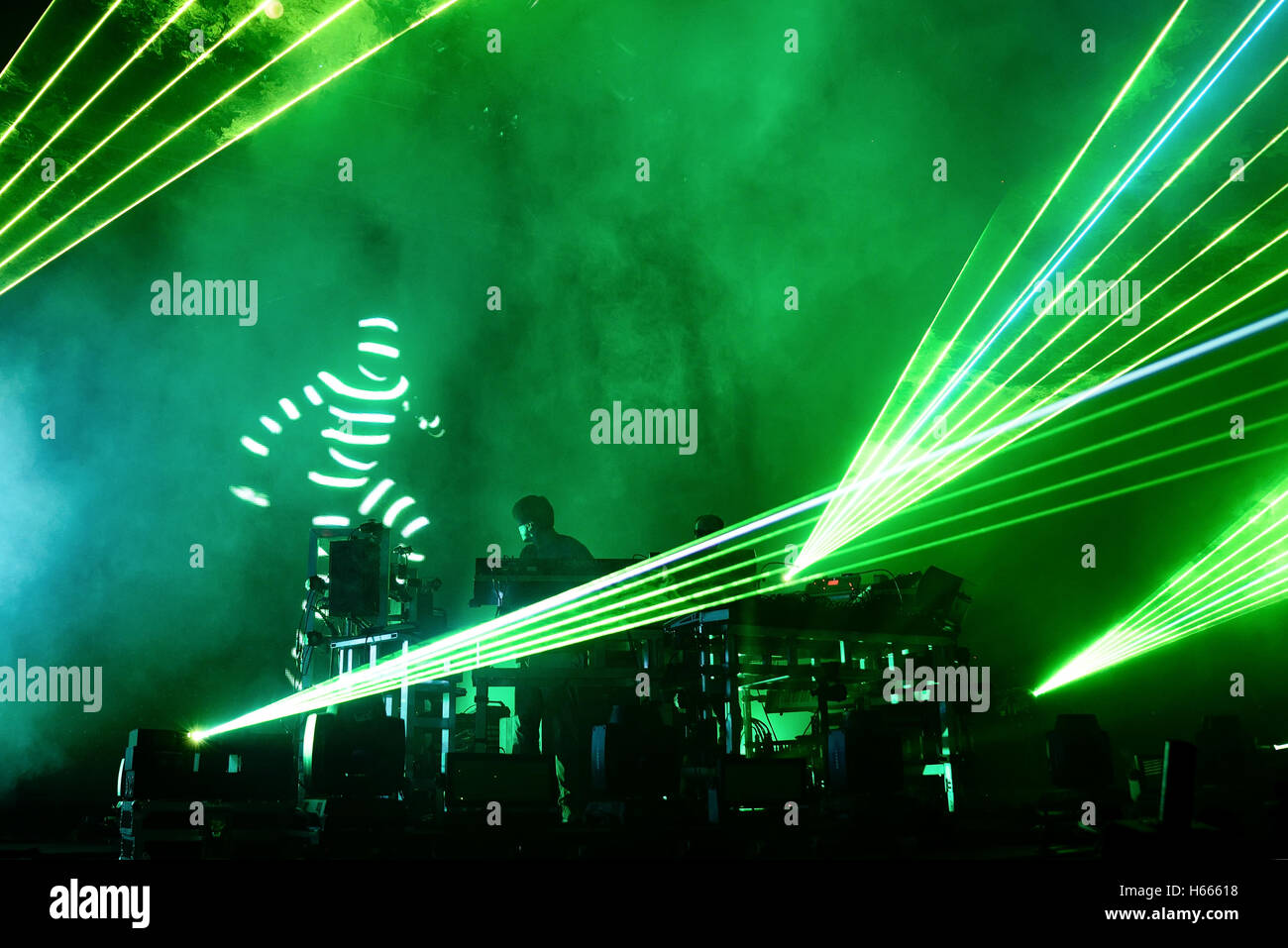 BARCELONA JUN 20 The Chemical Brothers (electronic dance music band