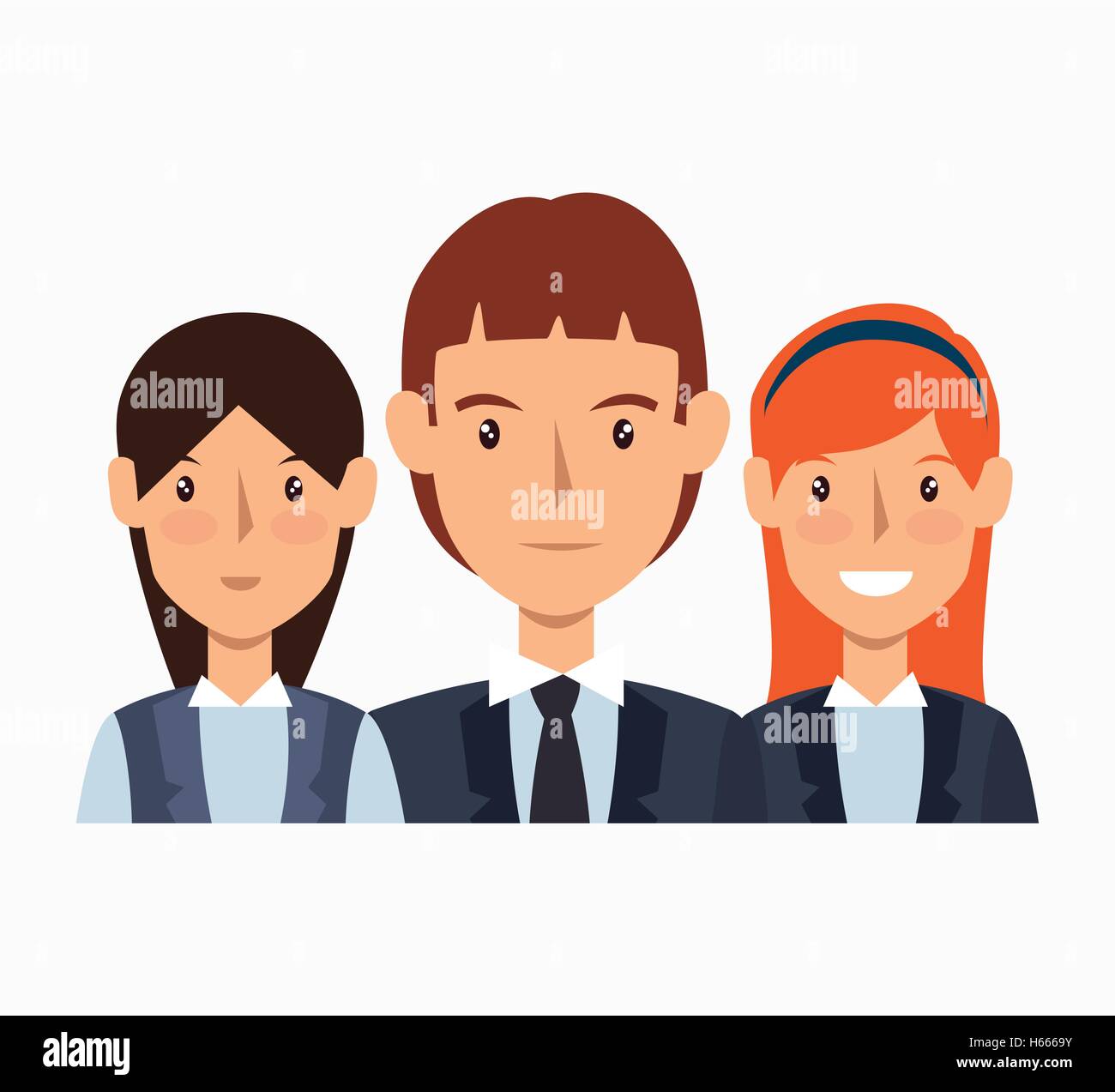 business people avatars group Stock Vector Image & Art - Alamy