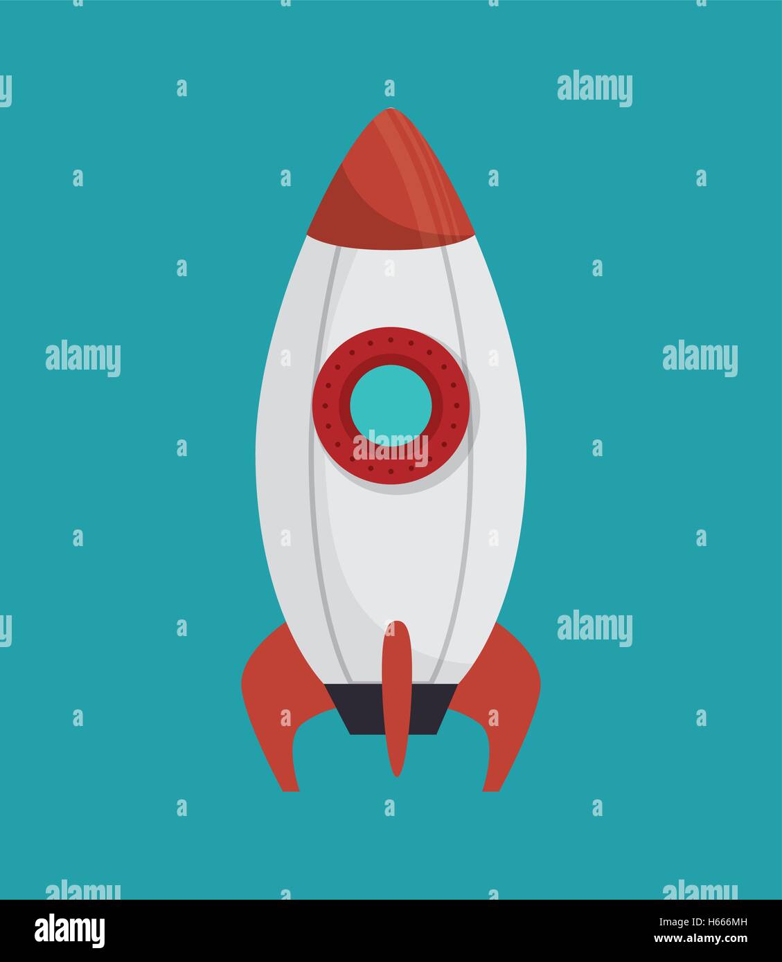 rocket startup isolated icon Stock Vector Image & Art - Alamy