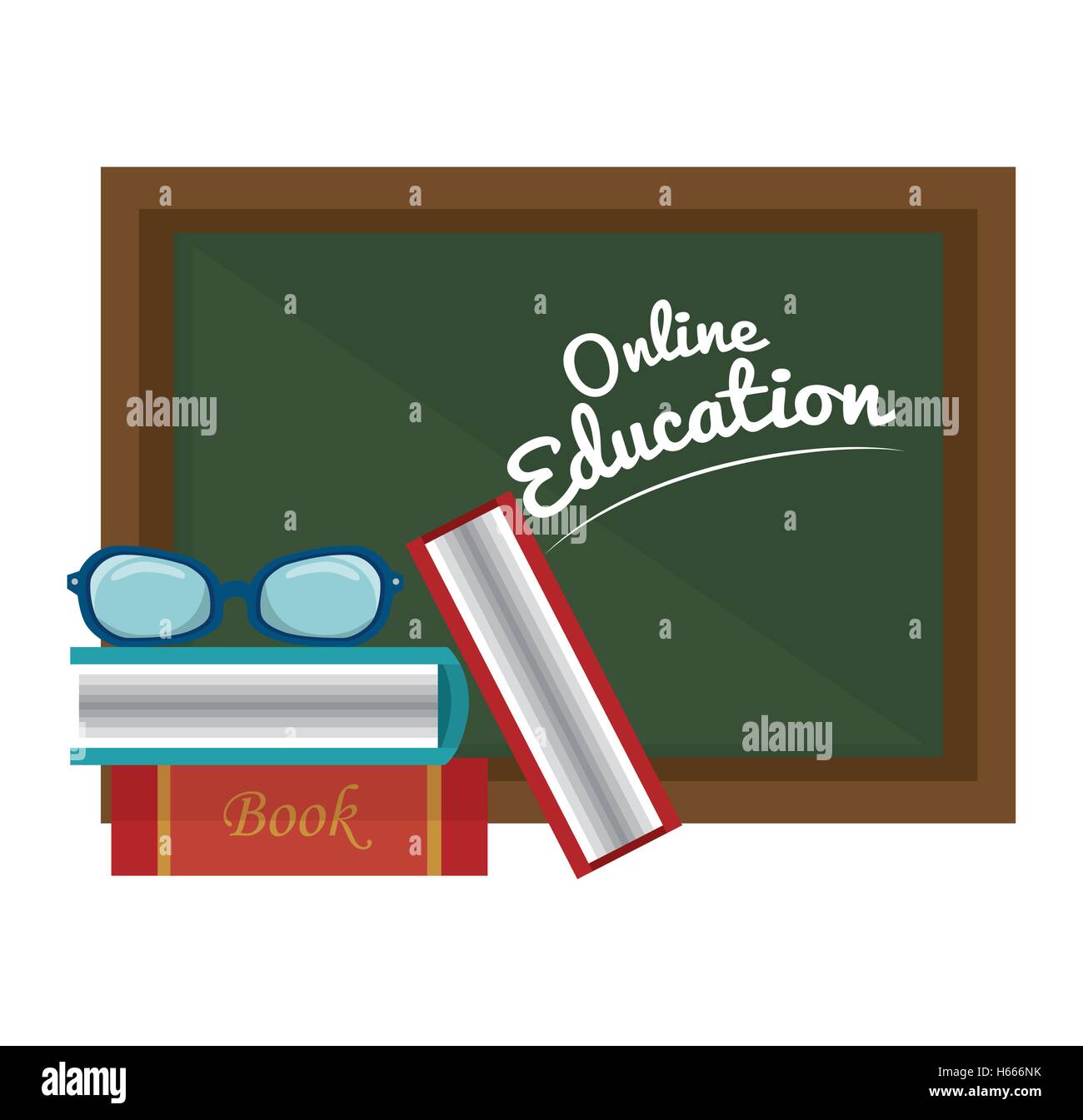 online education isolated icons Stock Vector Image & Art - Alamy