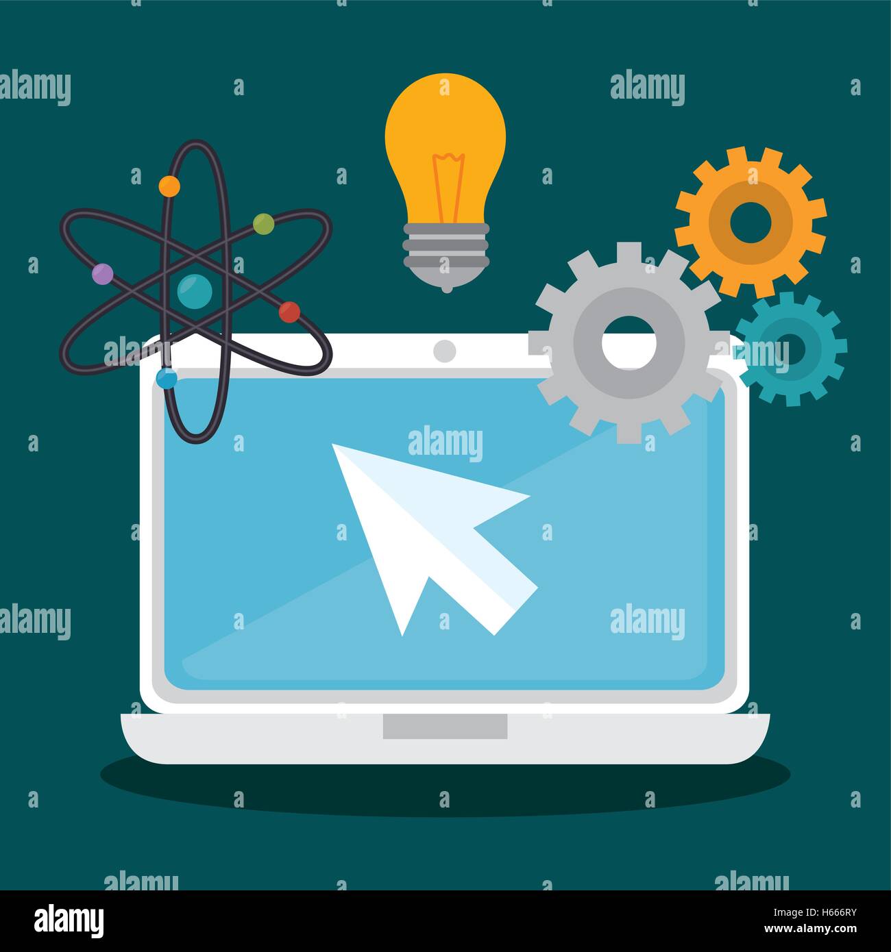 online education isolated icons Stock Vector Image & Art - Alamy