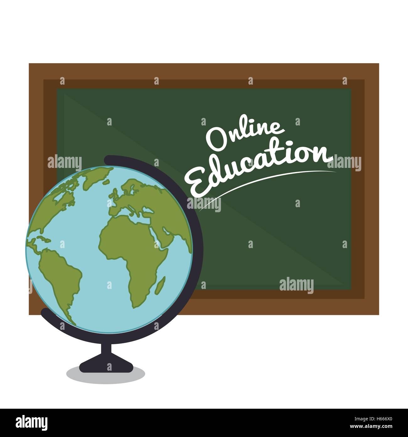 online education isolated icons Stock Vector Image & Art - Alamy