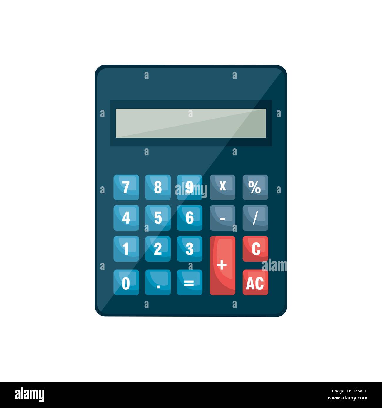 calculator math device isolated icon Stock Vector Image & Art - Alamy