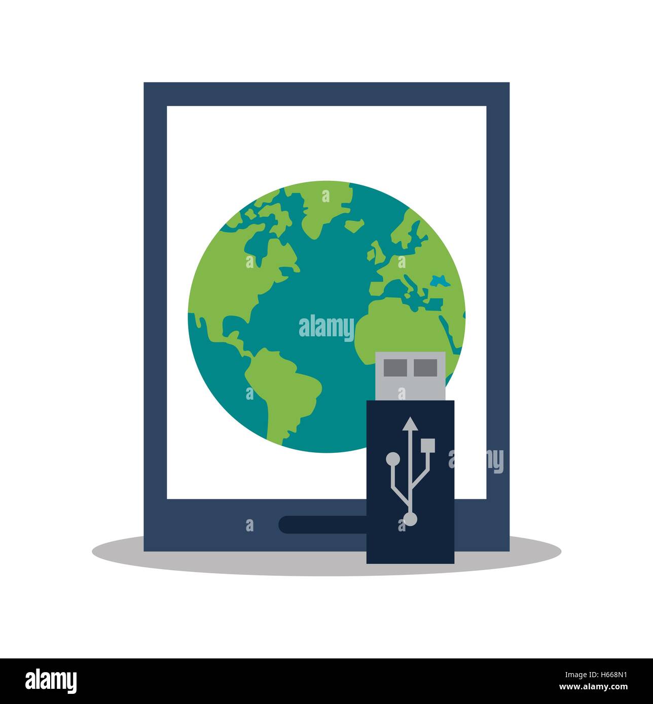 Tablet and digital marketing design Stock Vector Image & Art Alamy