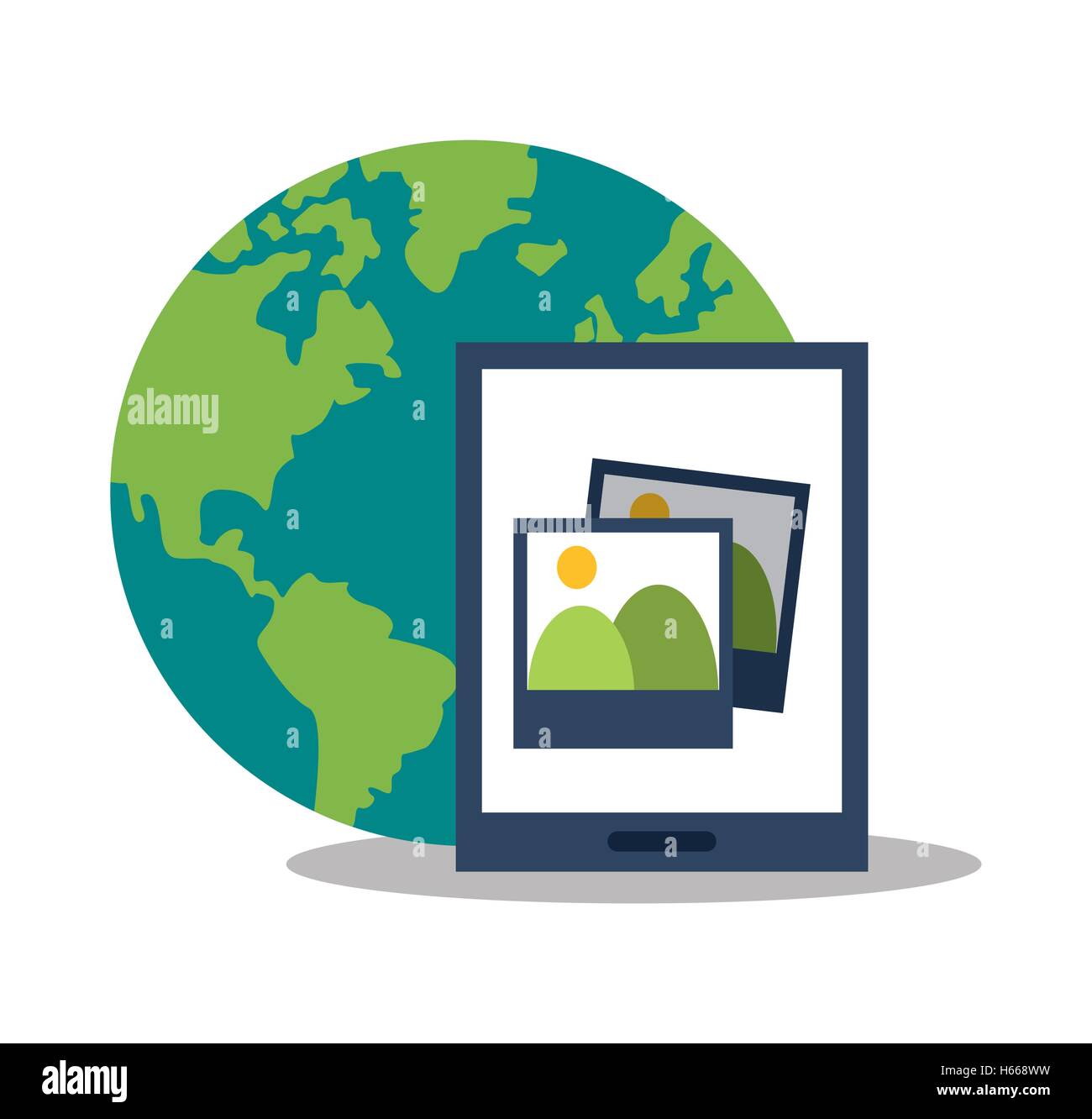 Tablet and digital marketing design Stock Vector Image & Art Alamy