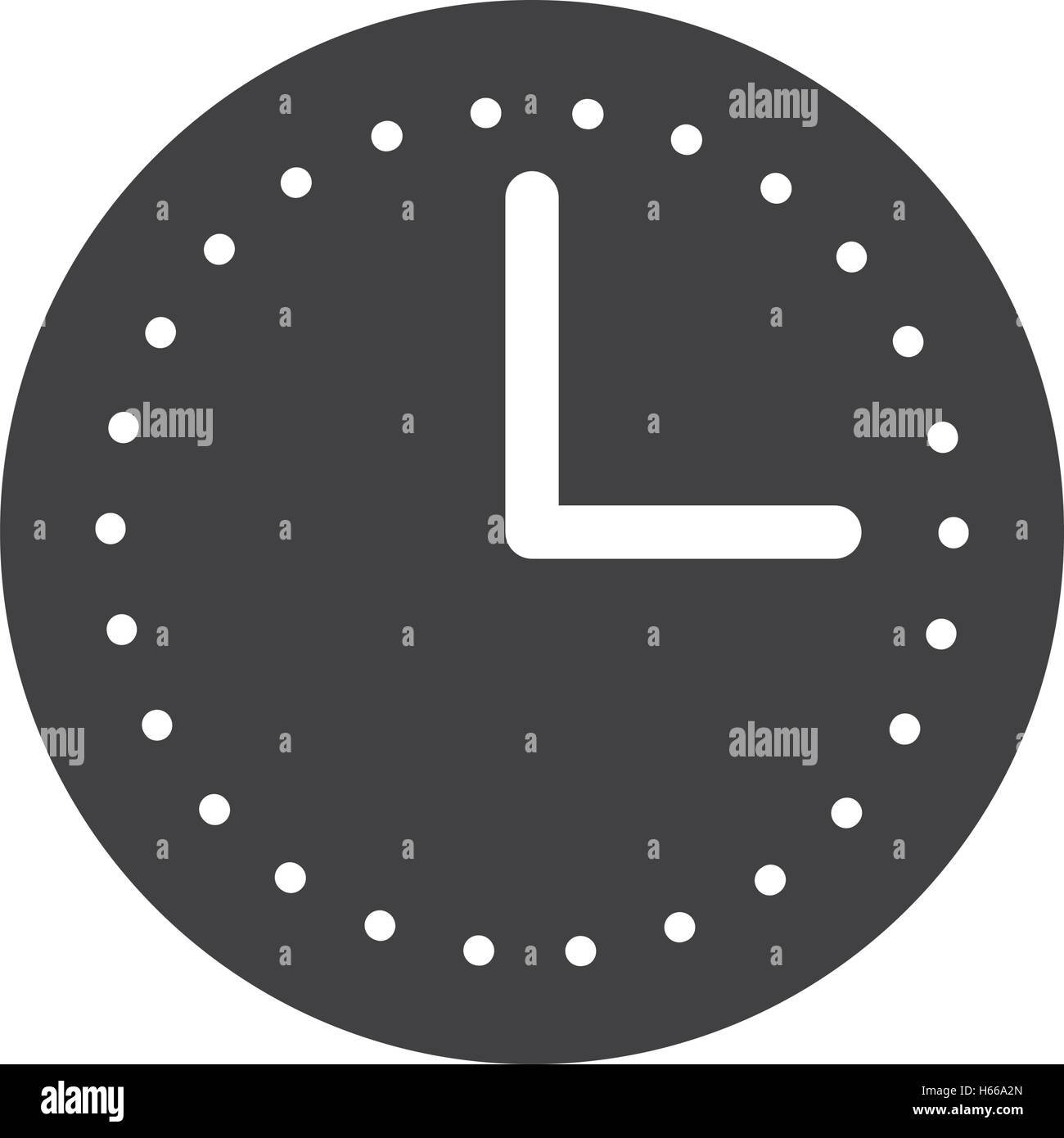time clock watch flat icon Stock Vector Image & Art - Alamy