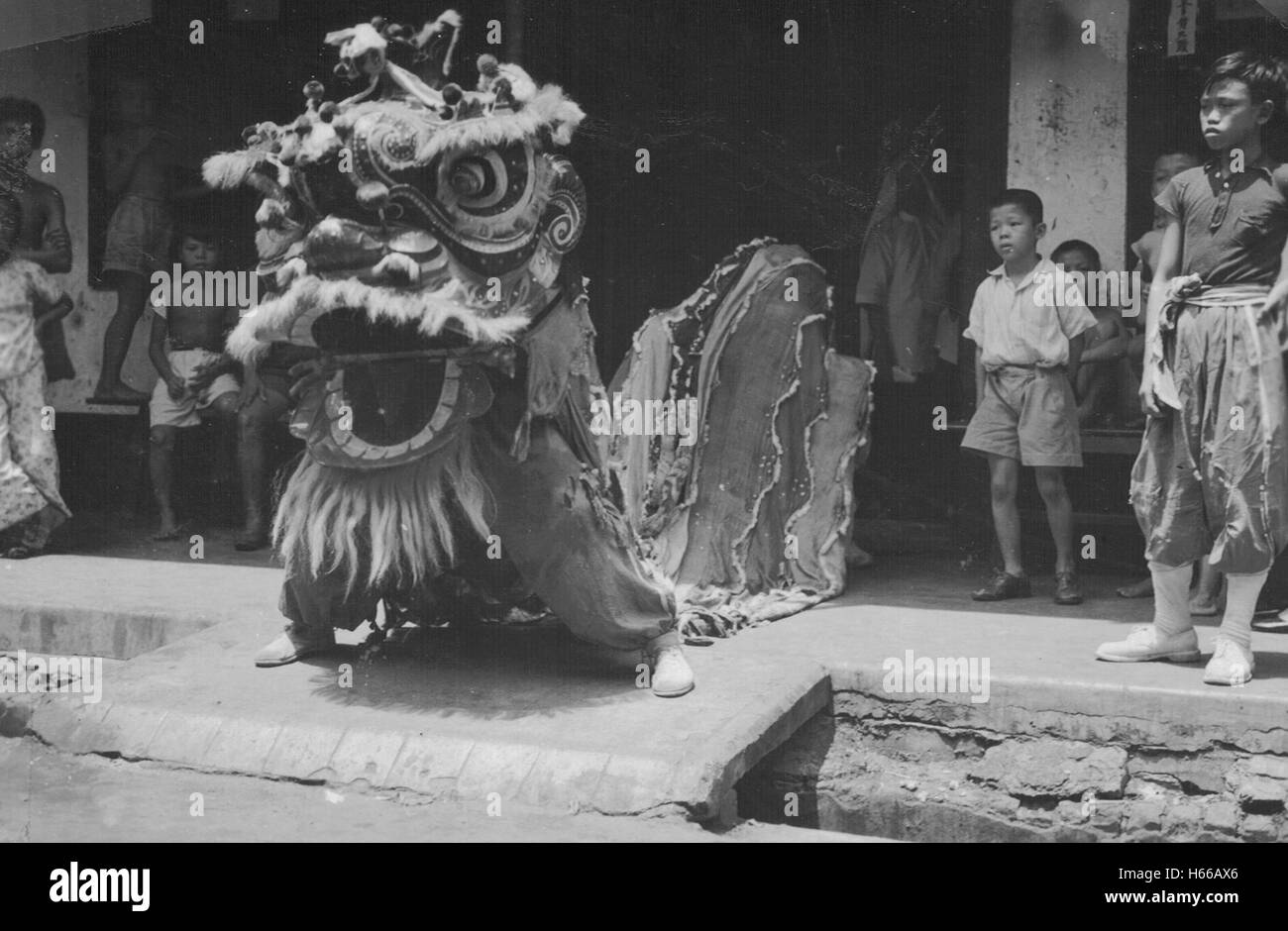 Dragon Festival, Singapore, 1949 Stock Photo