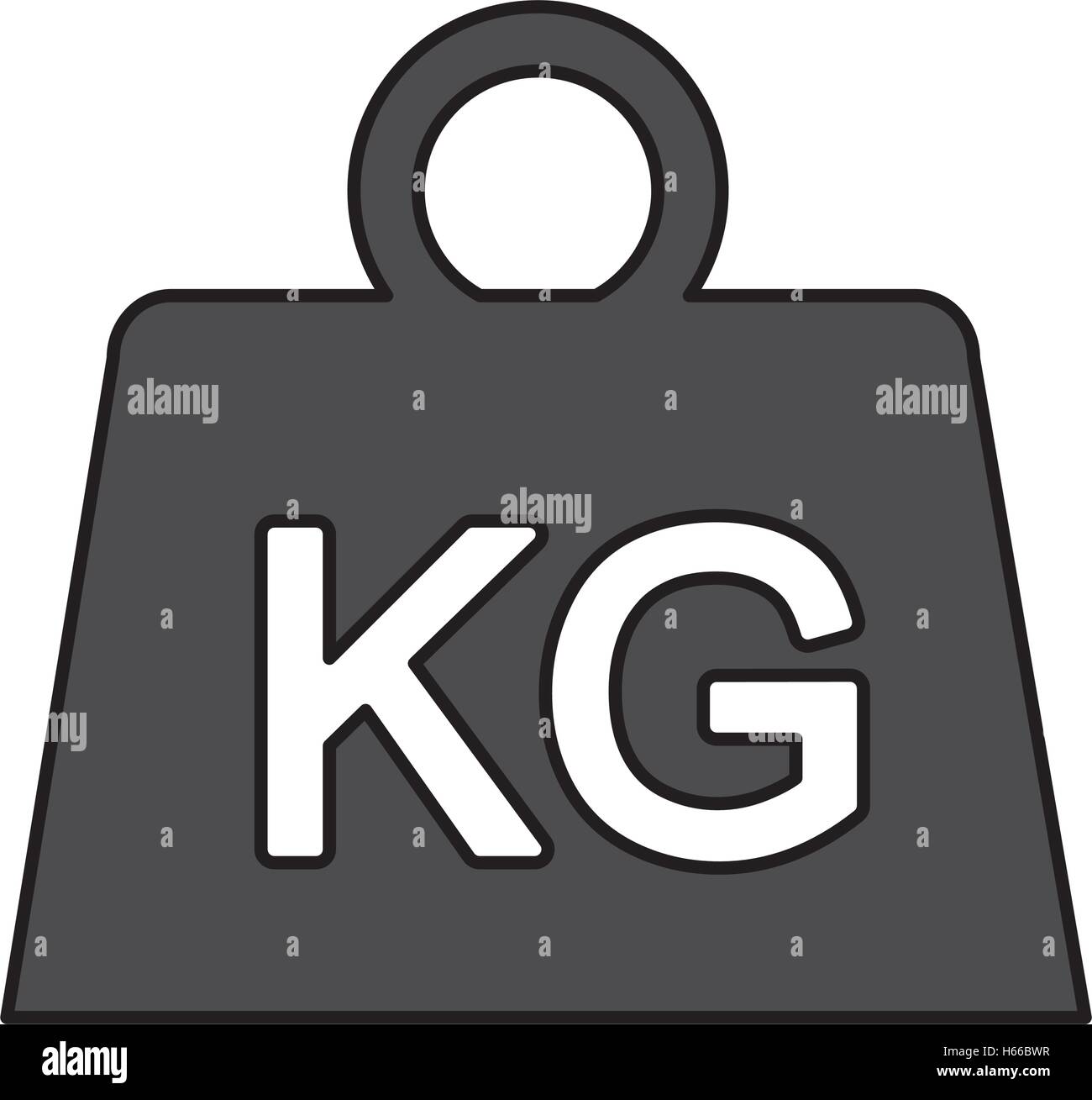 weight kilogram isolated icon Stock Vector Image & Art - Alamy