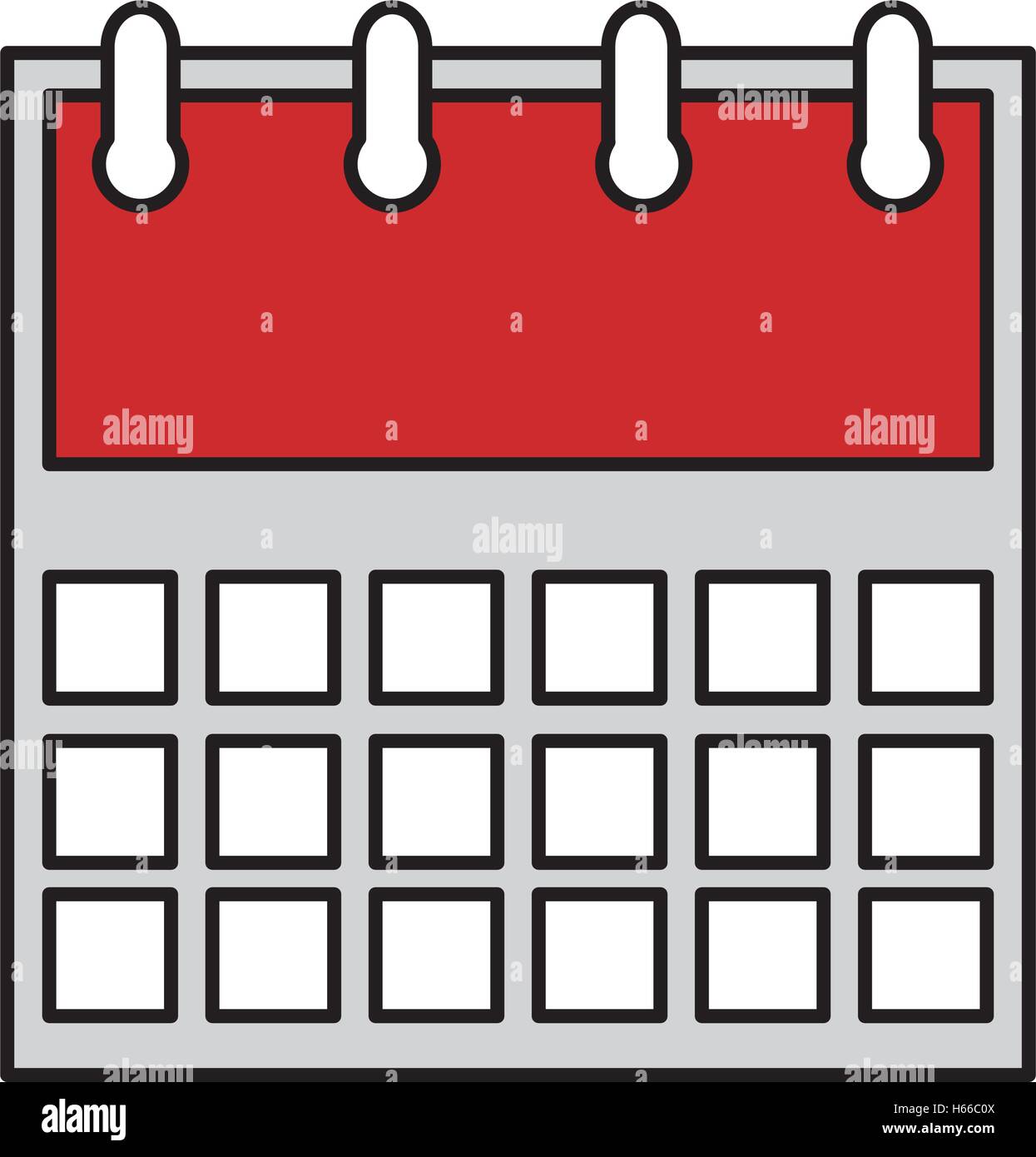 calendar reminder flat line icon Stock Vector Image & Art - Alamy