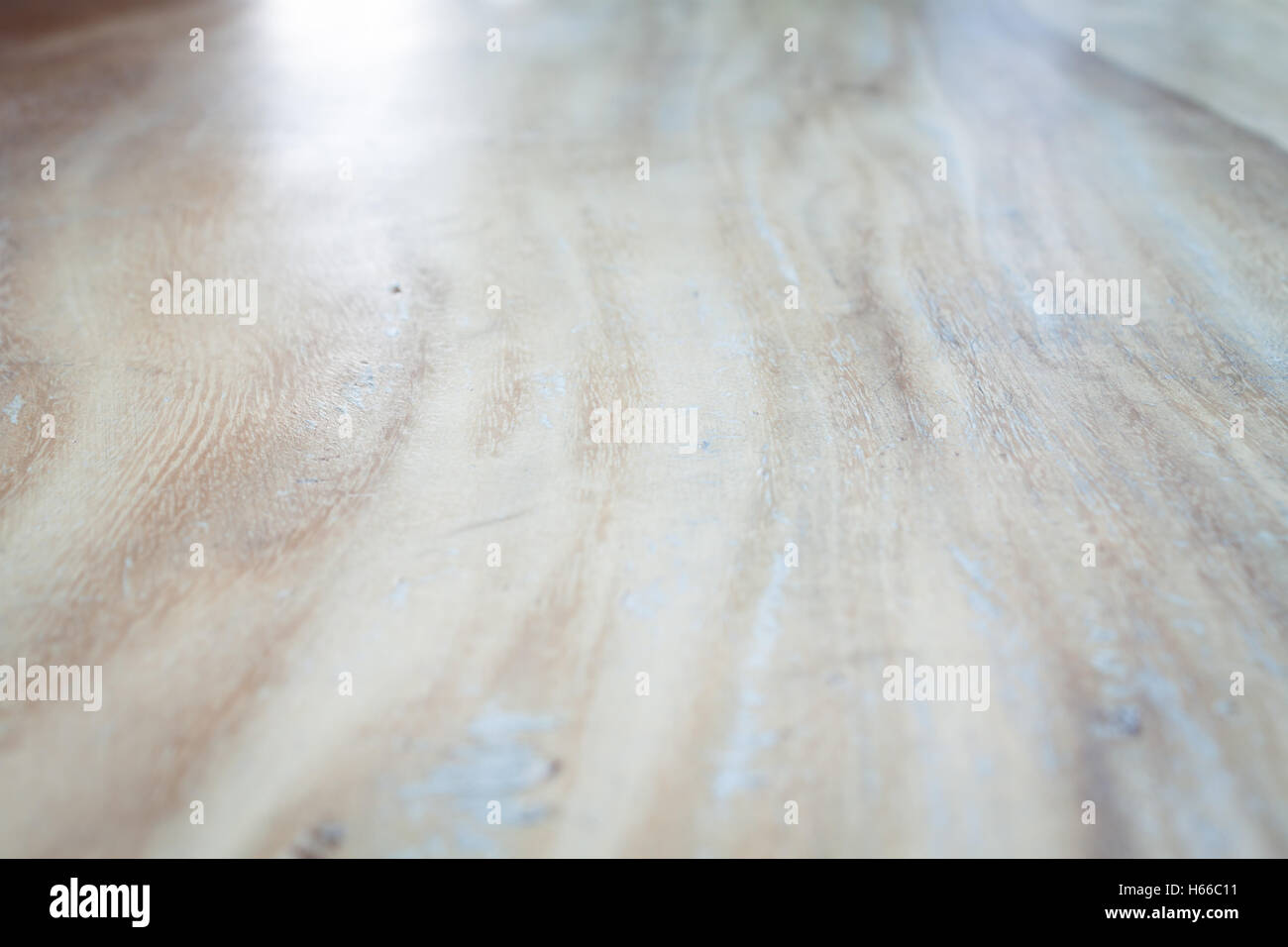 Perspective closeup wooden table surface, stock photo Stock Photo