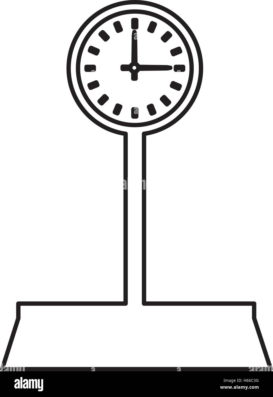 balance scale measure weight Stock Vector Image & Art Alamy