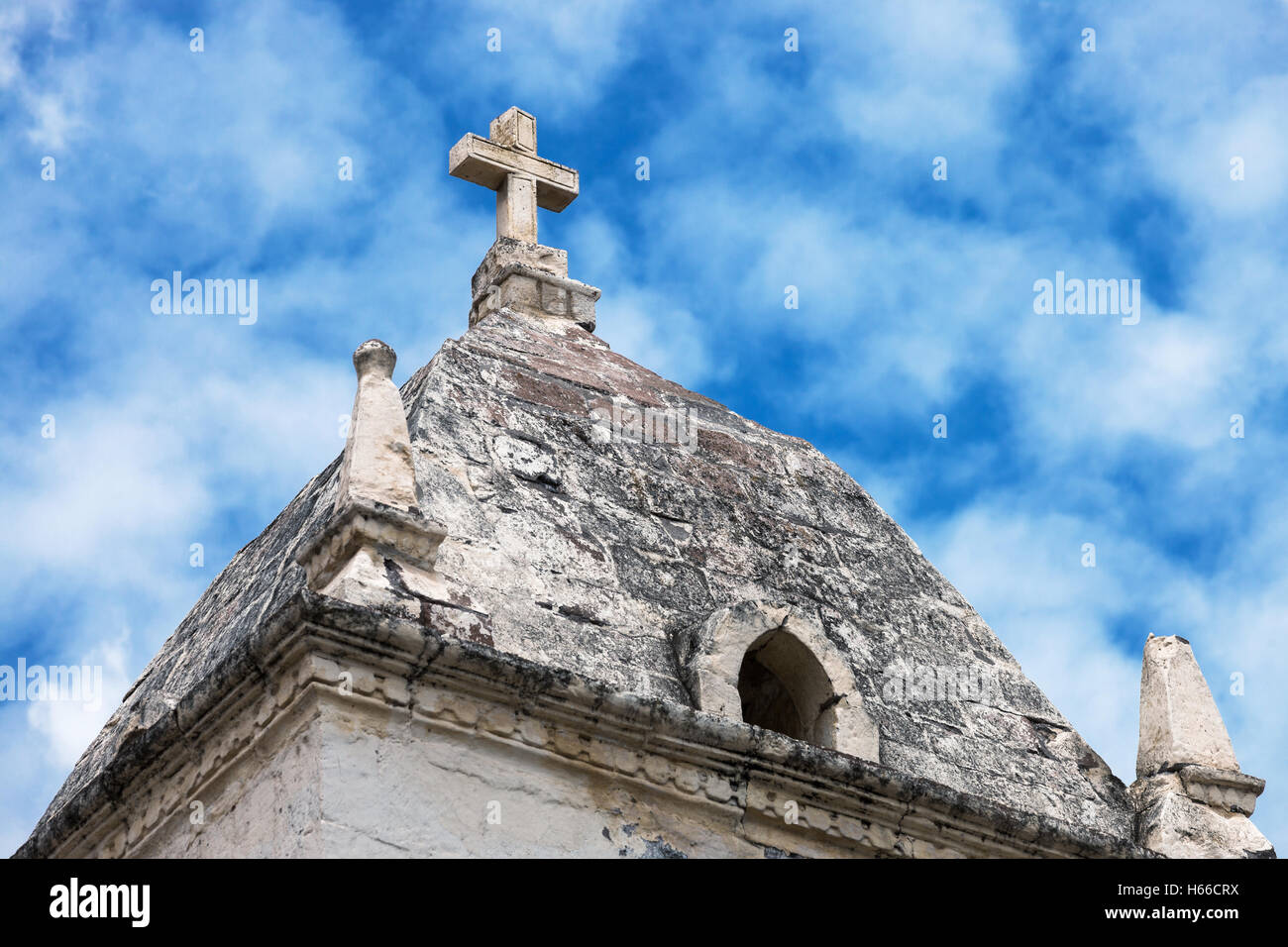 white church on the background of the cloudy sky Stock Photo - Alamy