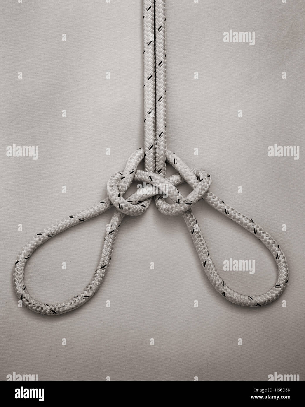 Spanish Bowline Knot Stock Photo Alamy