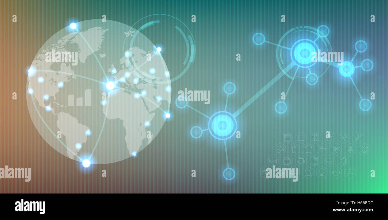 Futuristic infographics with elements of user interface HUD on dark ...