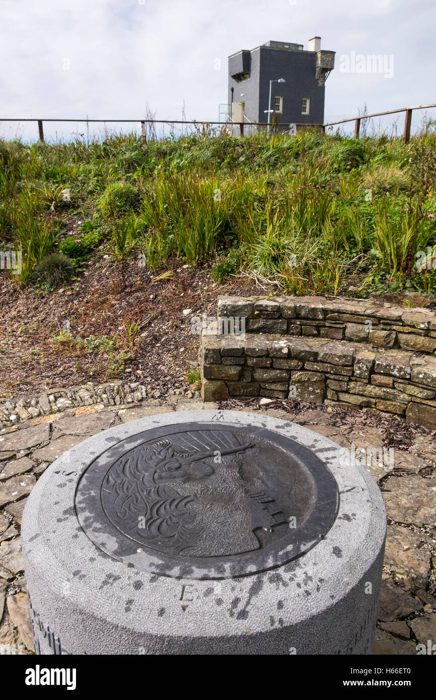 The old Head of Kinsale signal tower and Lusitania museum, Kinsale