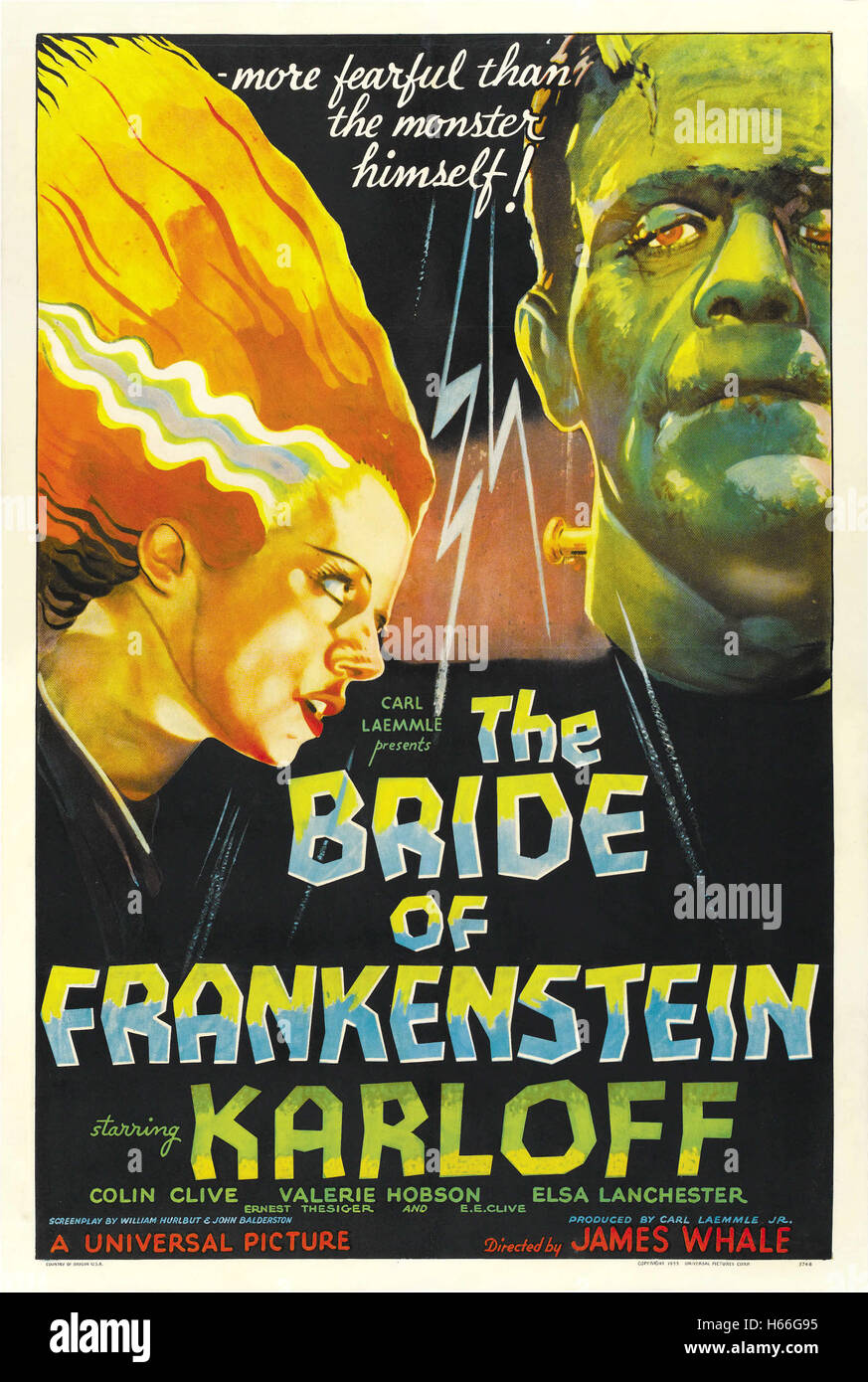Bride of frankenstein hi-res stock photography and images - Alamy